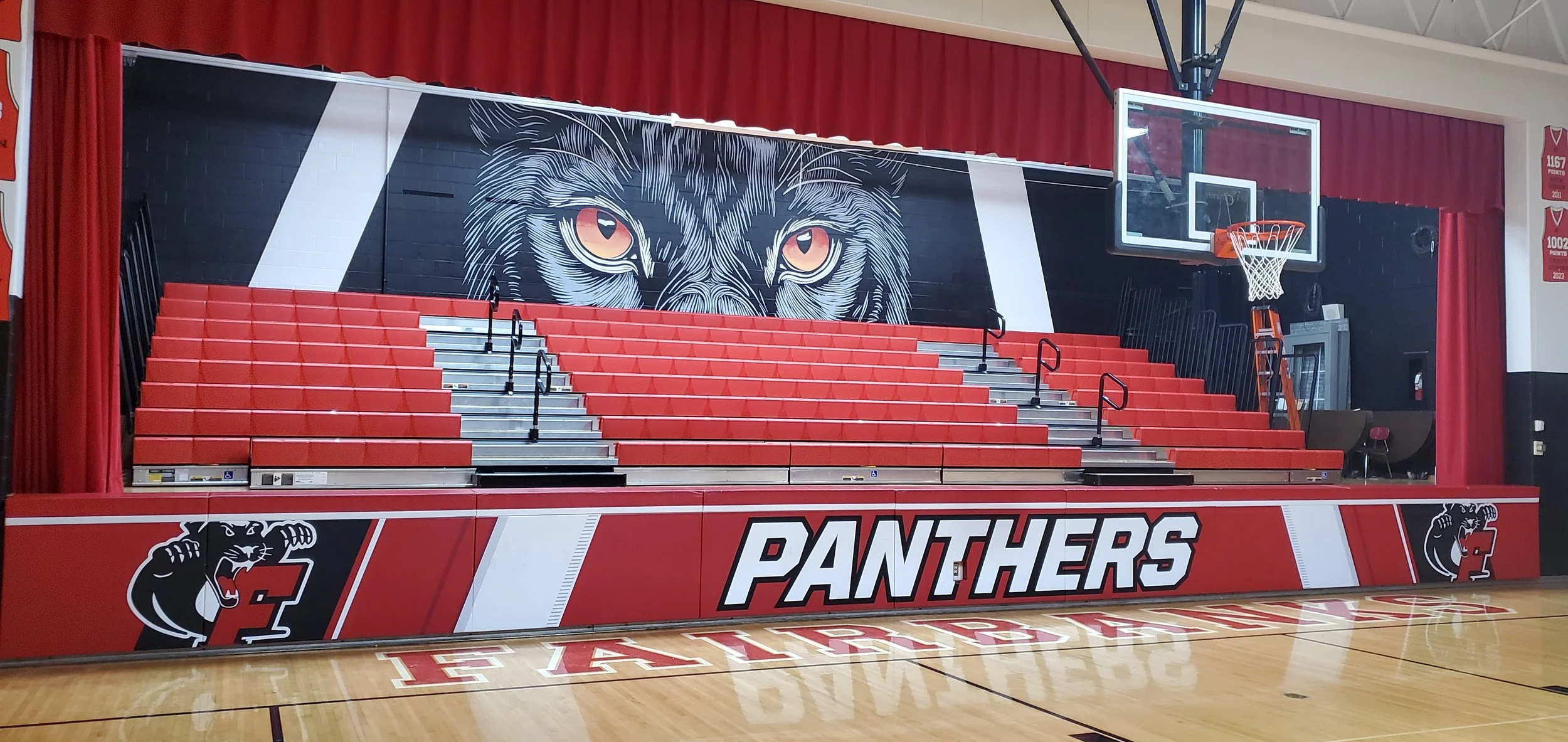 GYM Paintings and Murals by The Barn Artist