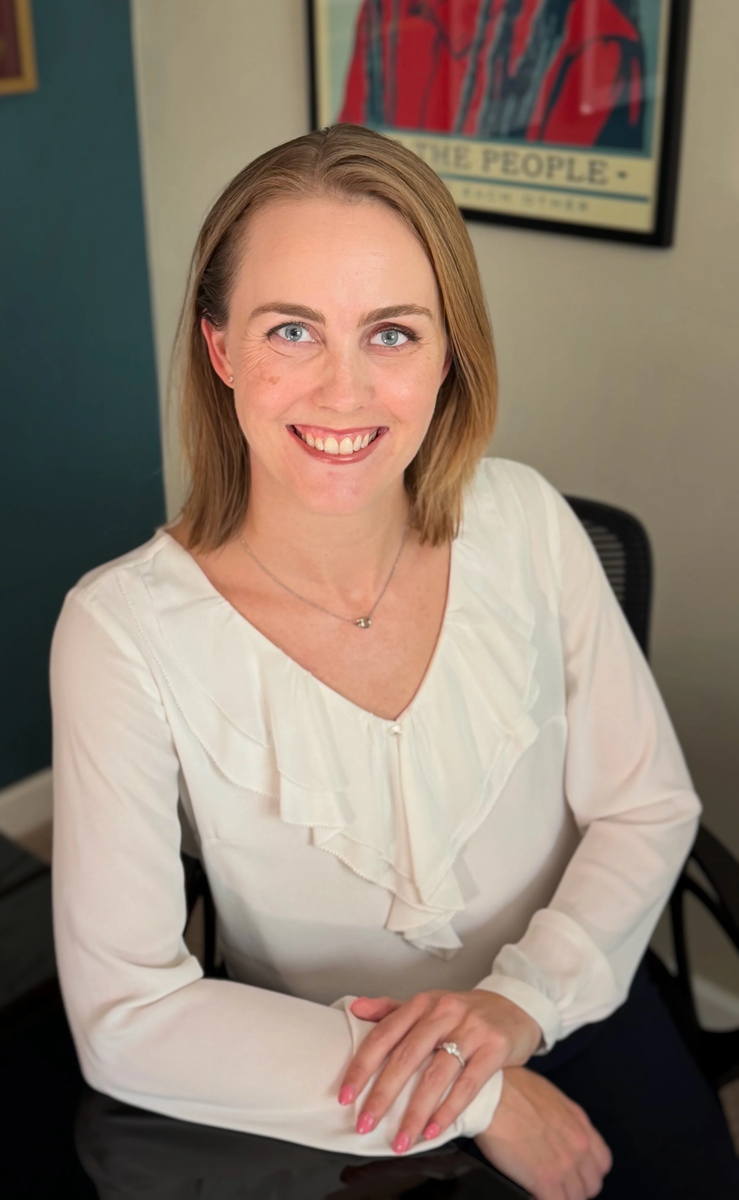 Erica Blaire Fetherston, founder of Blaire & Co. Strategic Communications, a senior-led strategic communications consultancy working with organizations nationwide