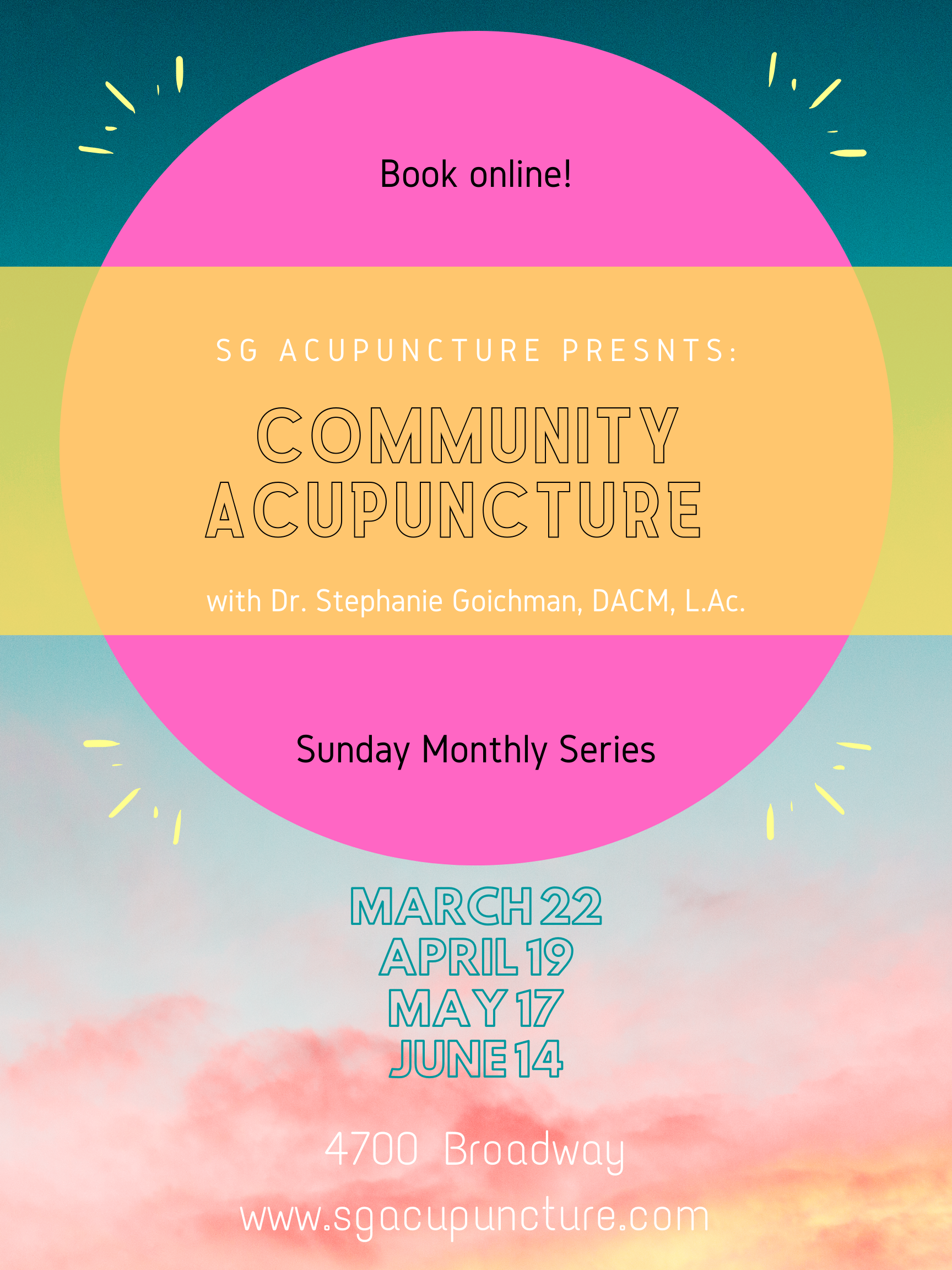 Community Acupuncture: Monthly Series / Inwood NYC