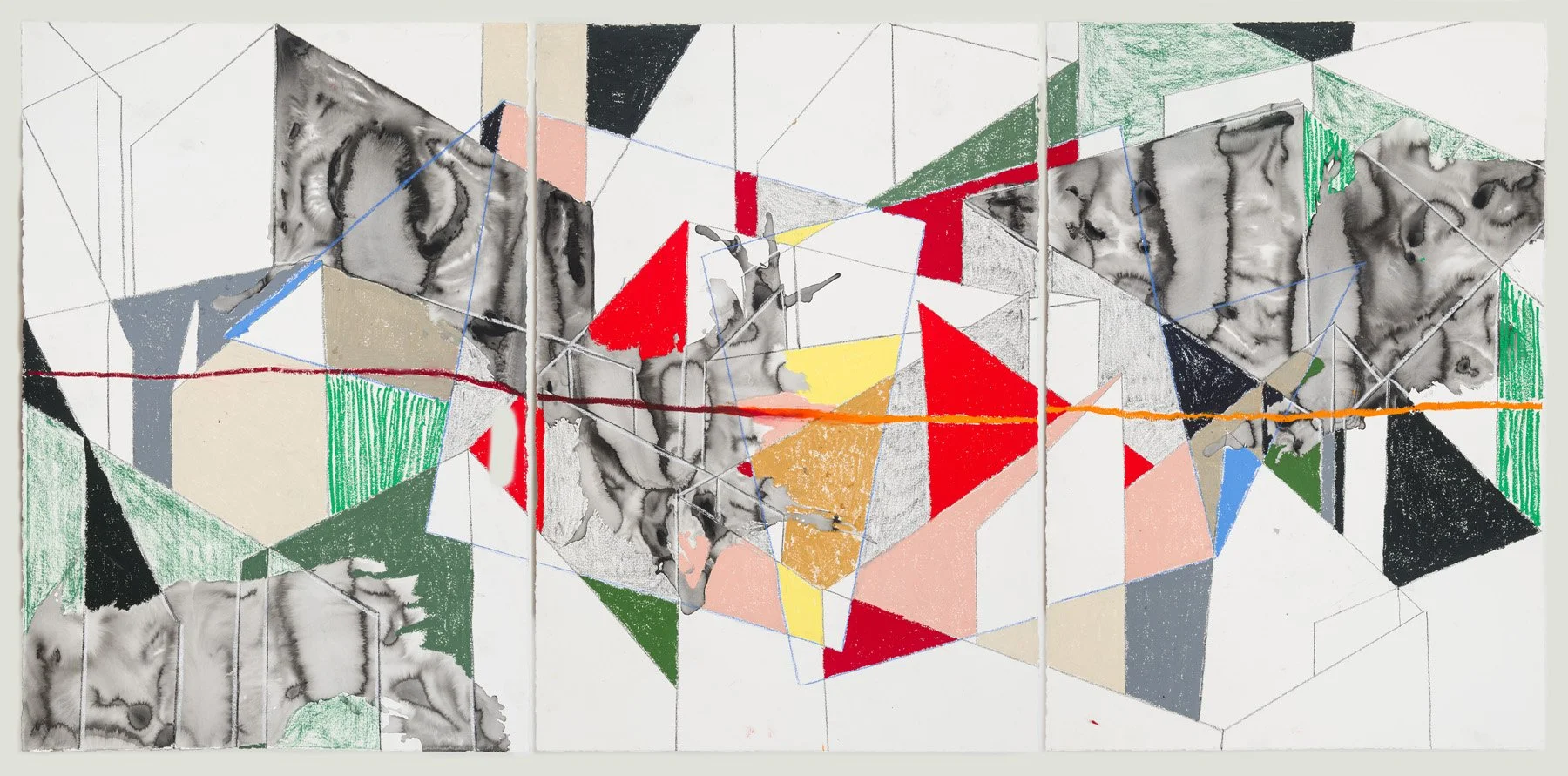 The Couple in the Garden 3
60 x 123 inches on paper
2022