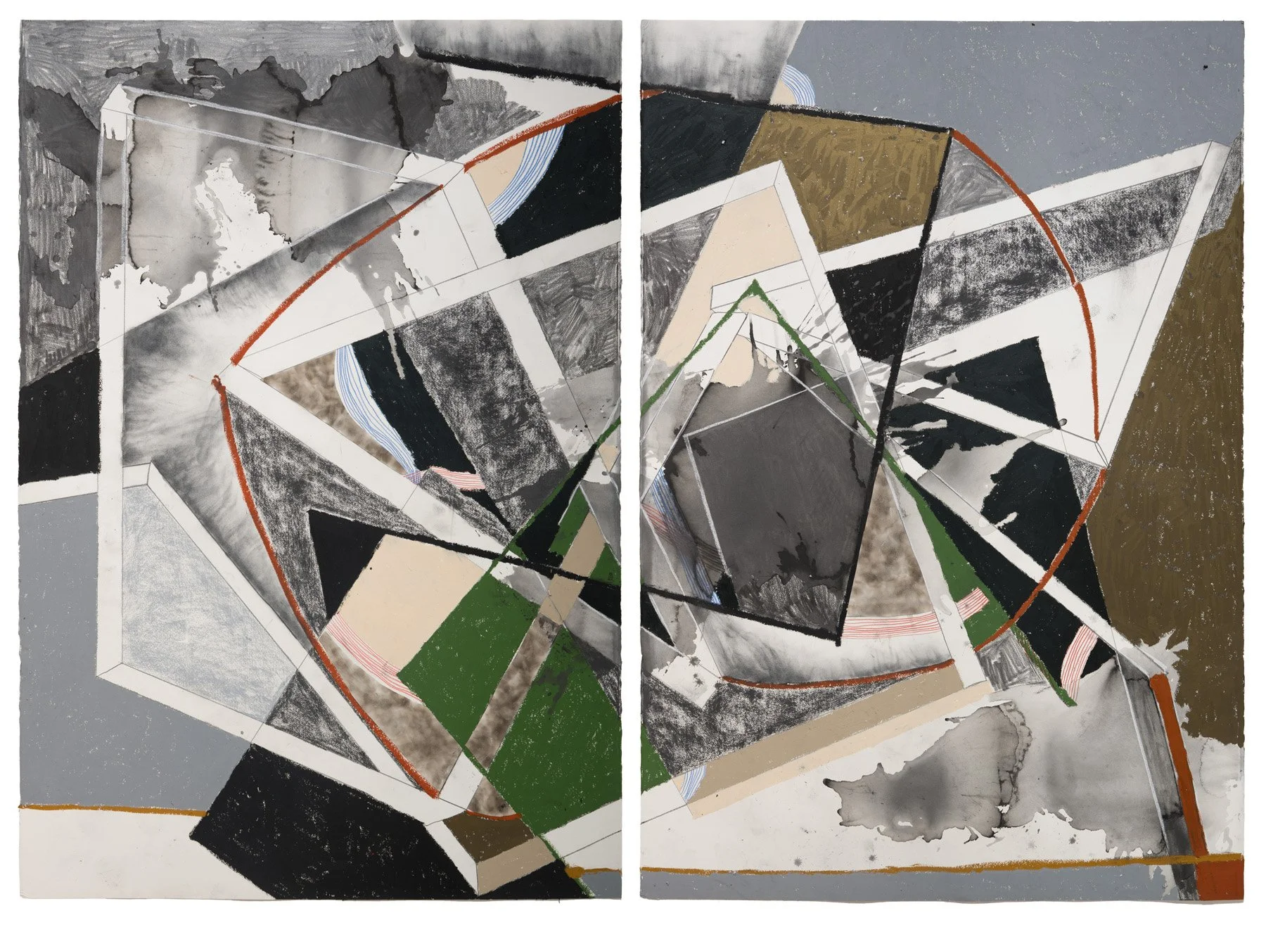 The Couple as a Continuous Curve
60 x 82 inches on paper
2025