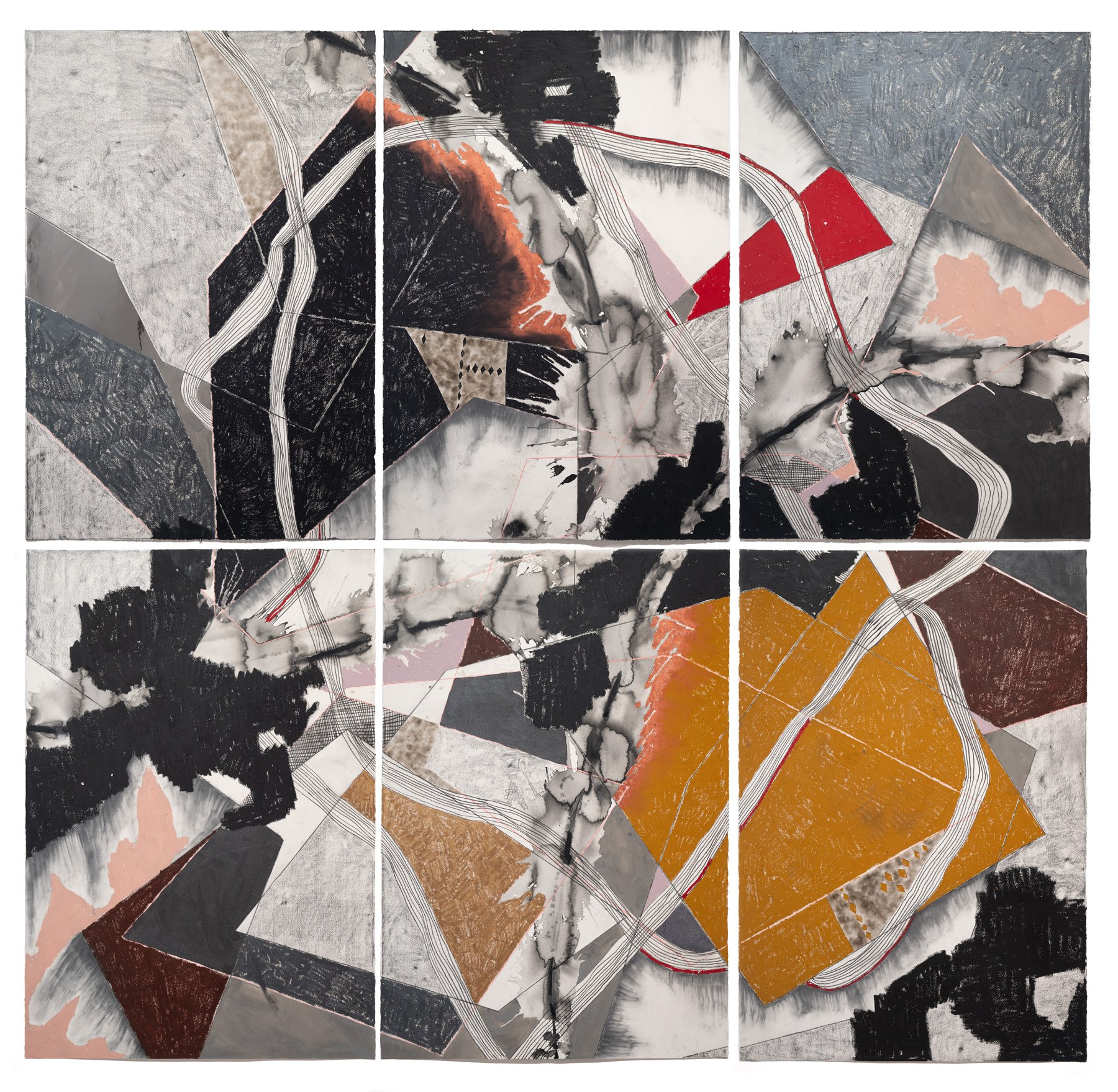 The Couple who Desire Each Other and the Unknown (scale up)
120 x 123 inches on paper
2024