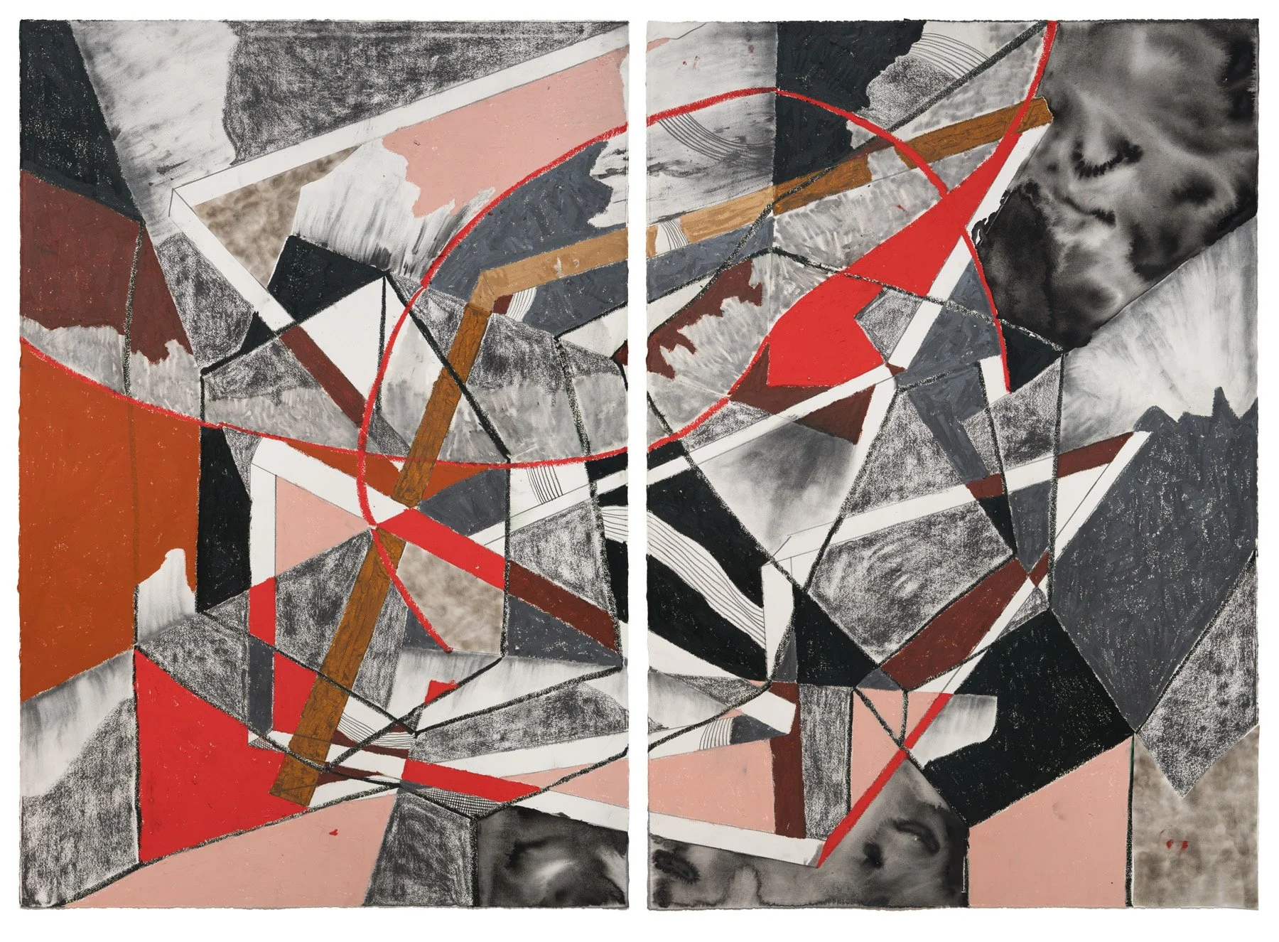The Couple as a Haunted House
60 x 82 inches on paper
2025