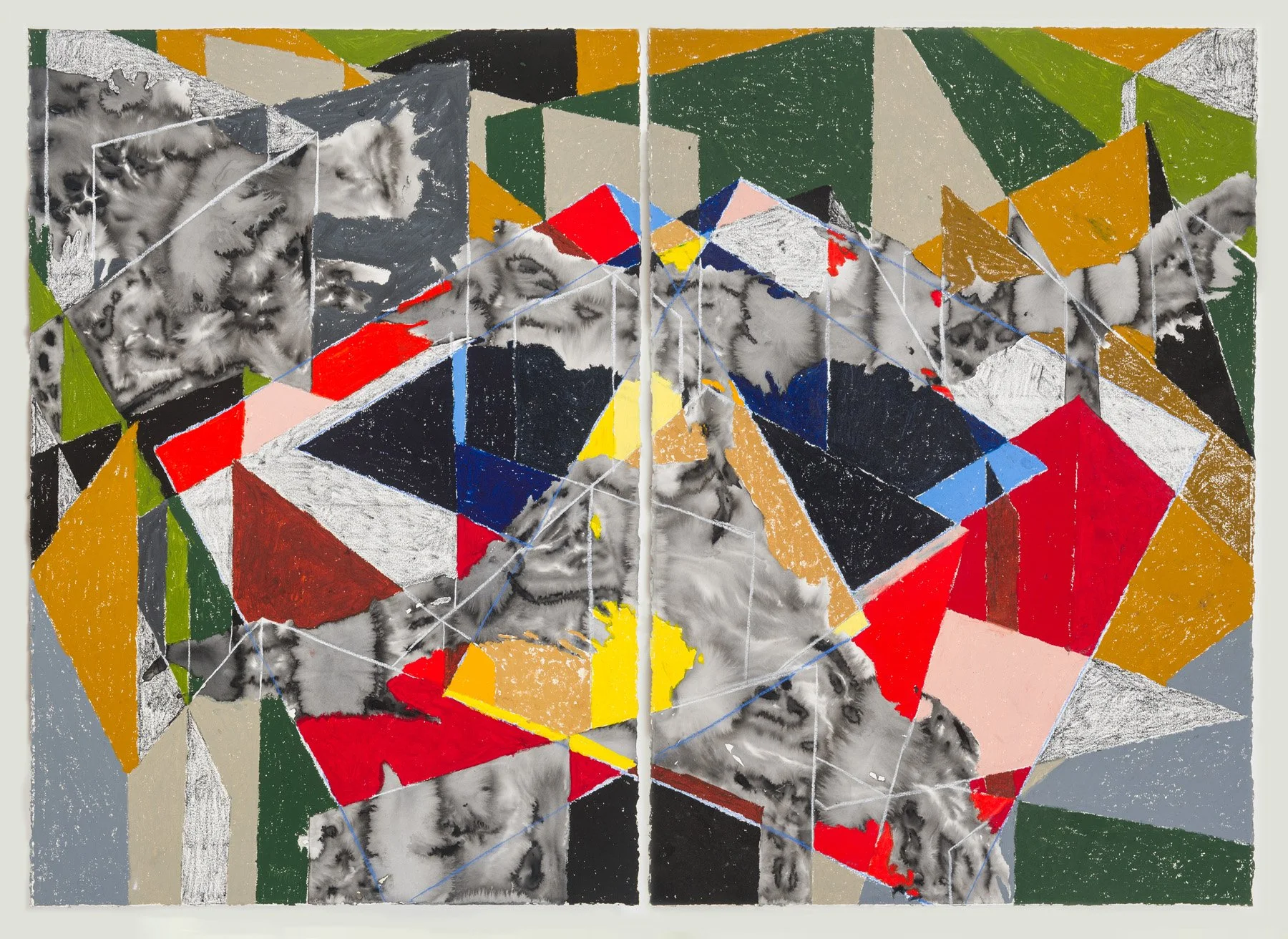 Touch in the Garden
60 x 82 inches on paper
2022