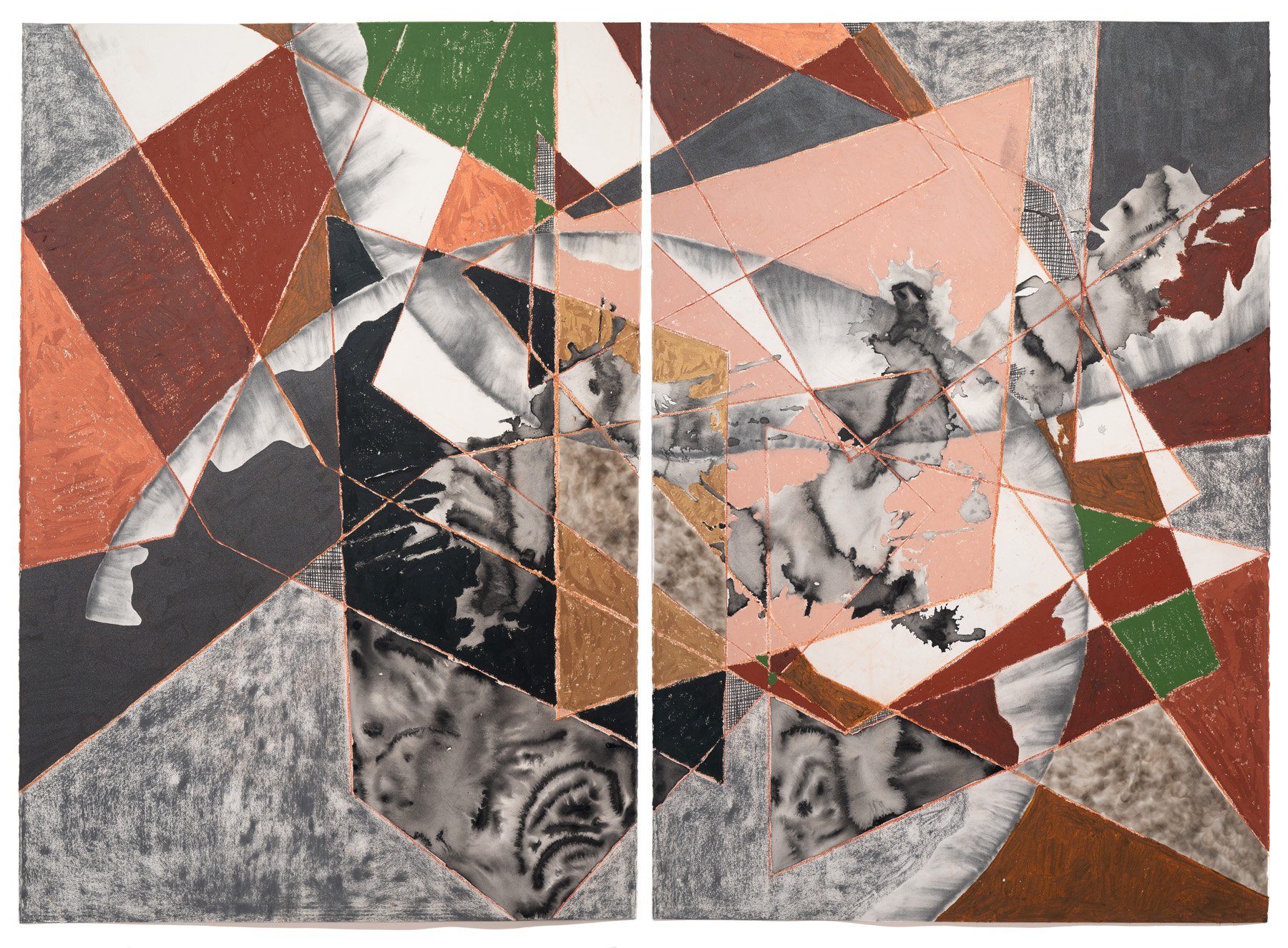 The Couple as Interpenetrating Frames
60 x 82 inches on paper
2024