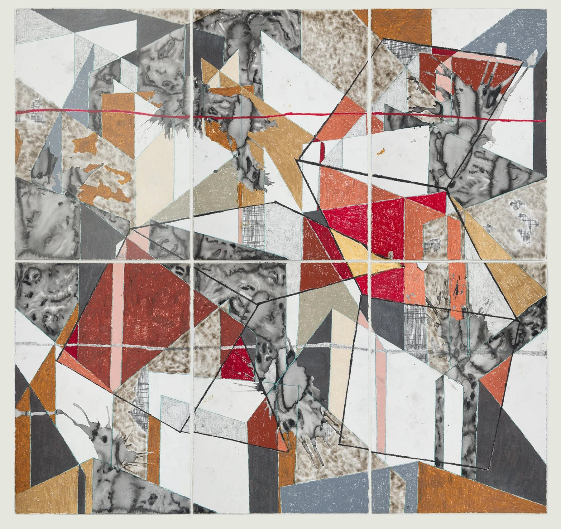 The Couple as Expansion 
120 x 123 inches on paper
2023