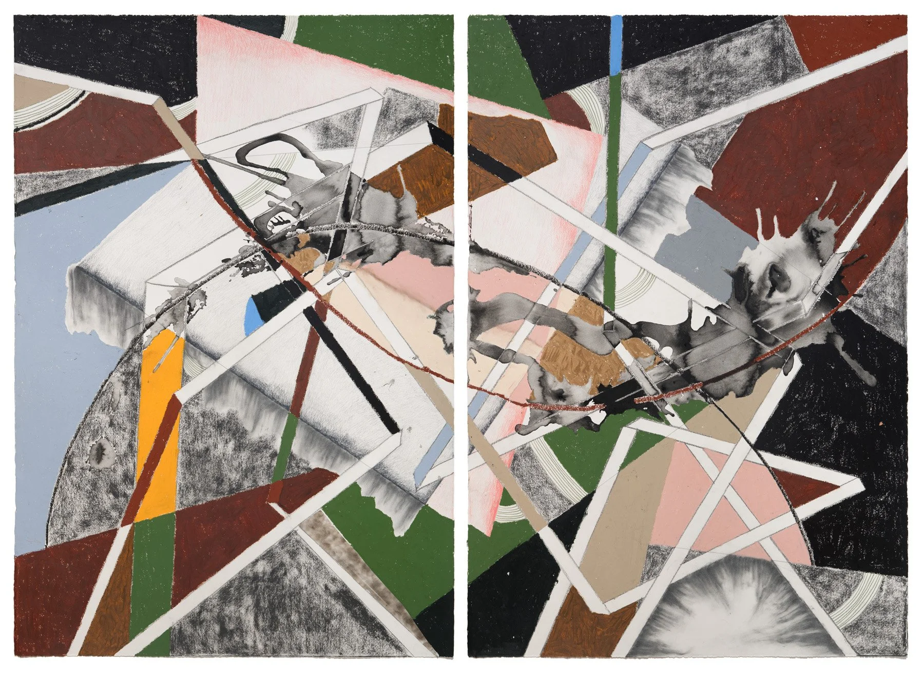 The Couple and the World
60 x 82 inches on paper
2025