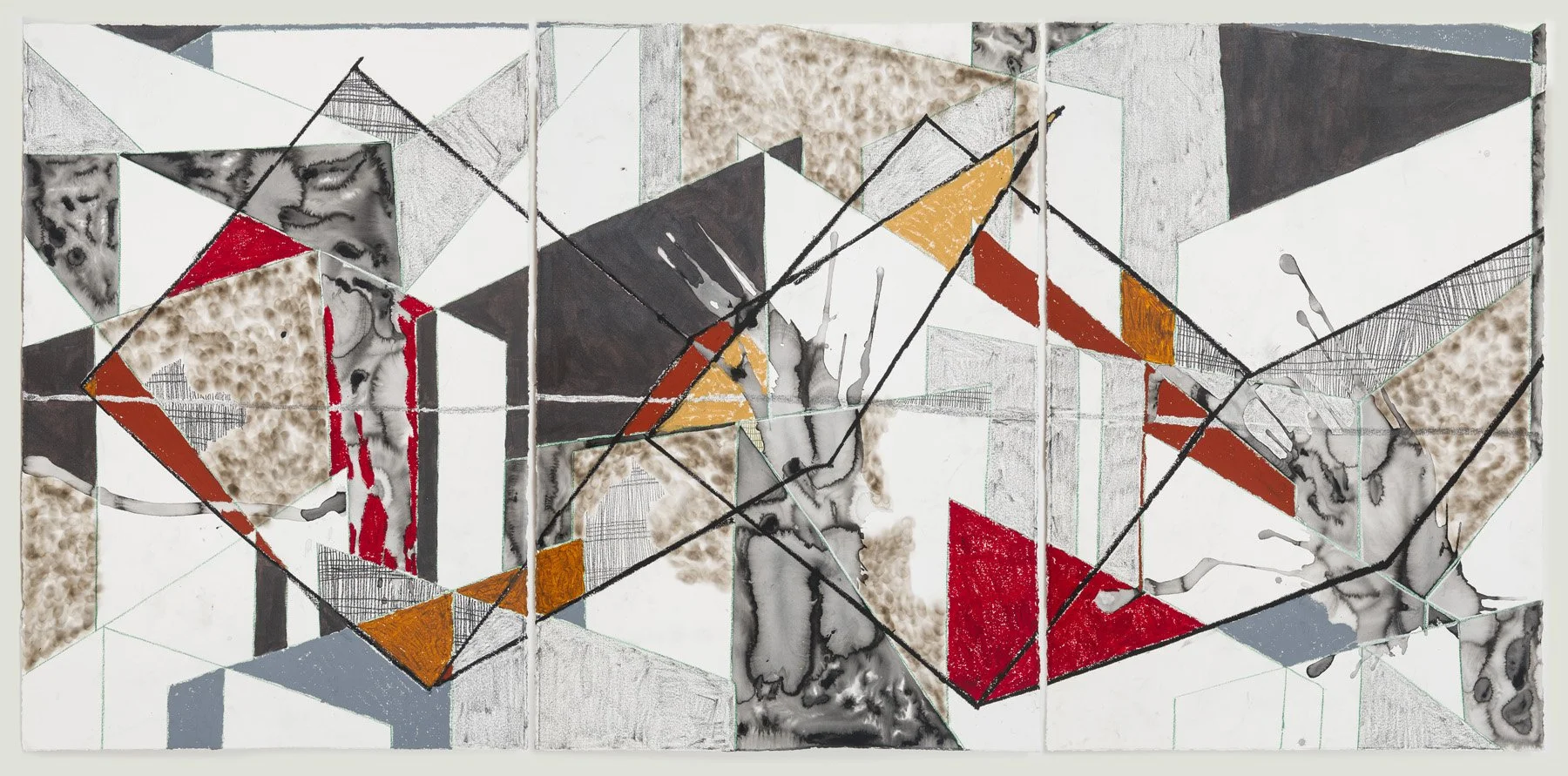 The Couple 2 
60 x 123 inches on paper
2022