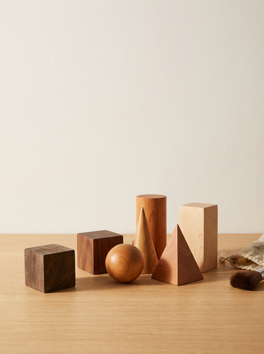 Wooden Geometry Solids