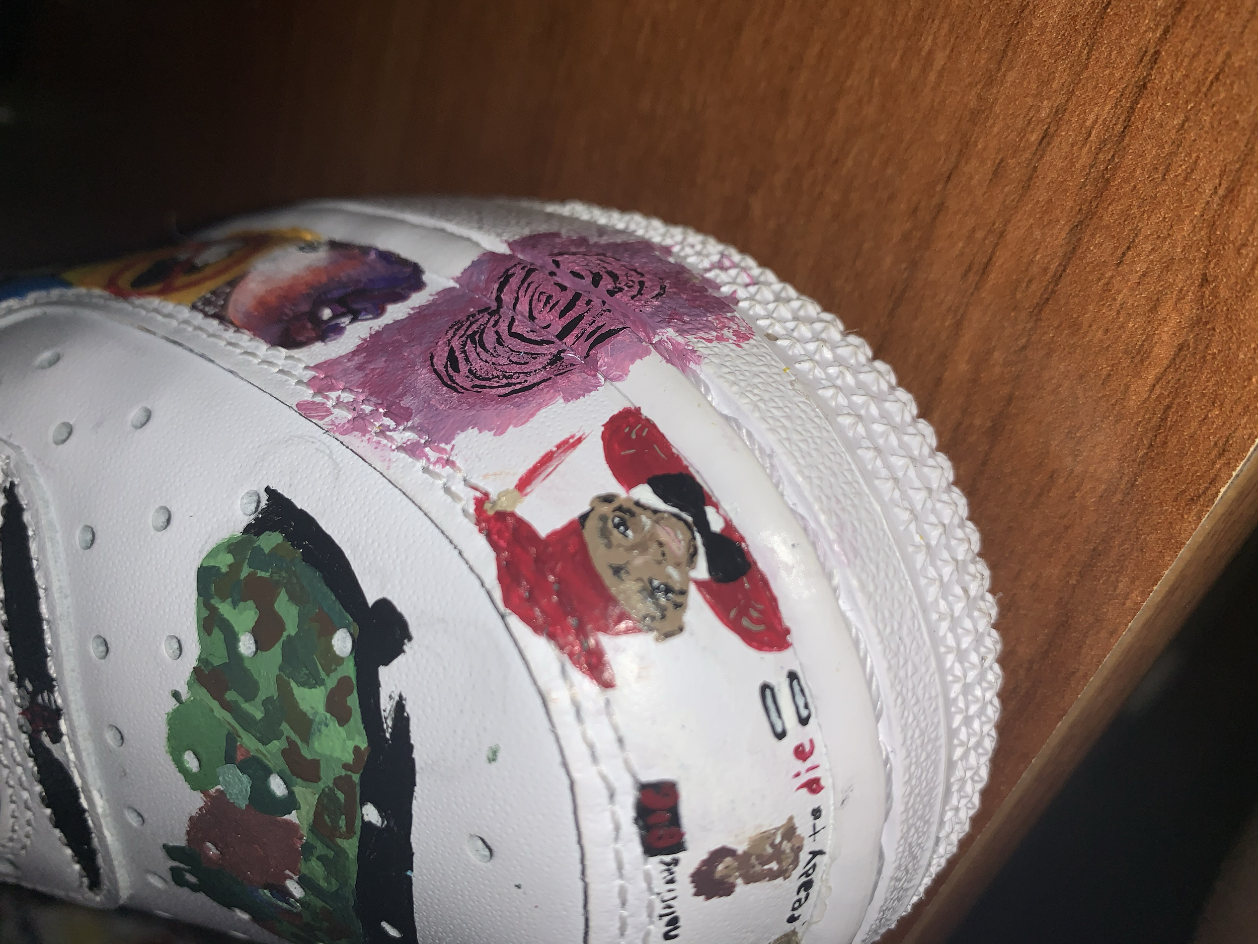Albums painted on Nikes