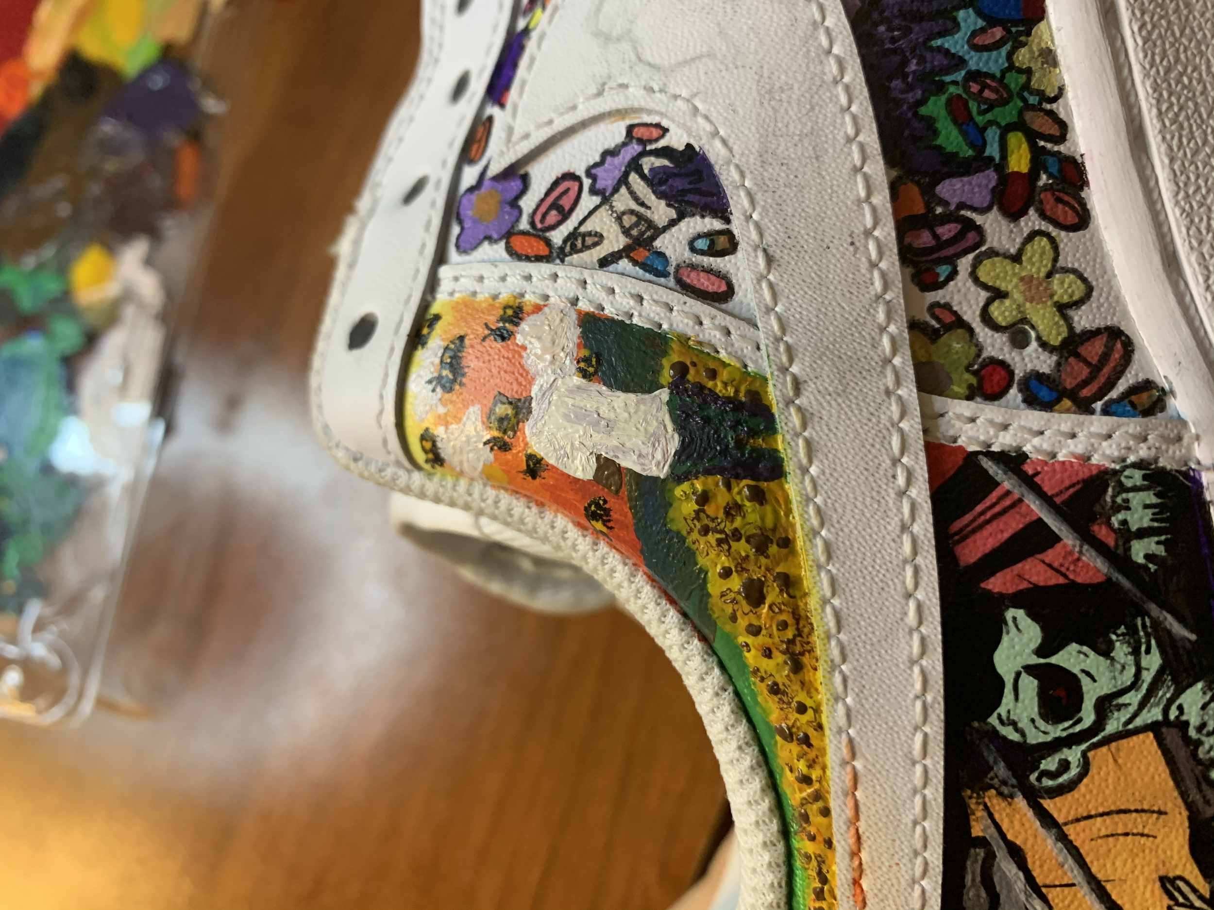 Albums painted on Nikes