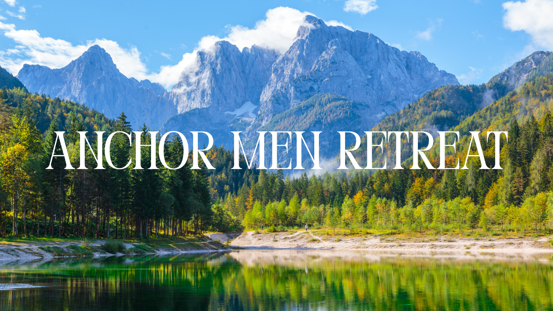 A flyer for the annual Ignite Church Anchor Men retreat.