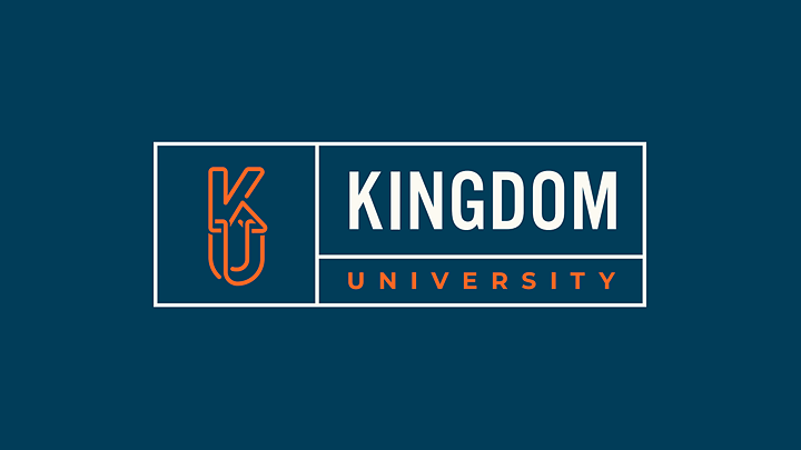 The Kingdom University brand banner.