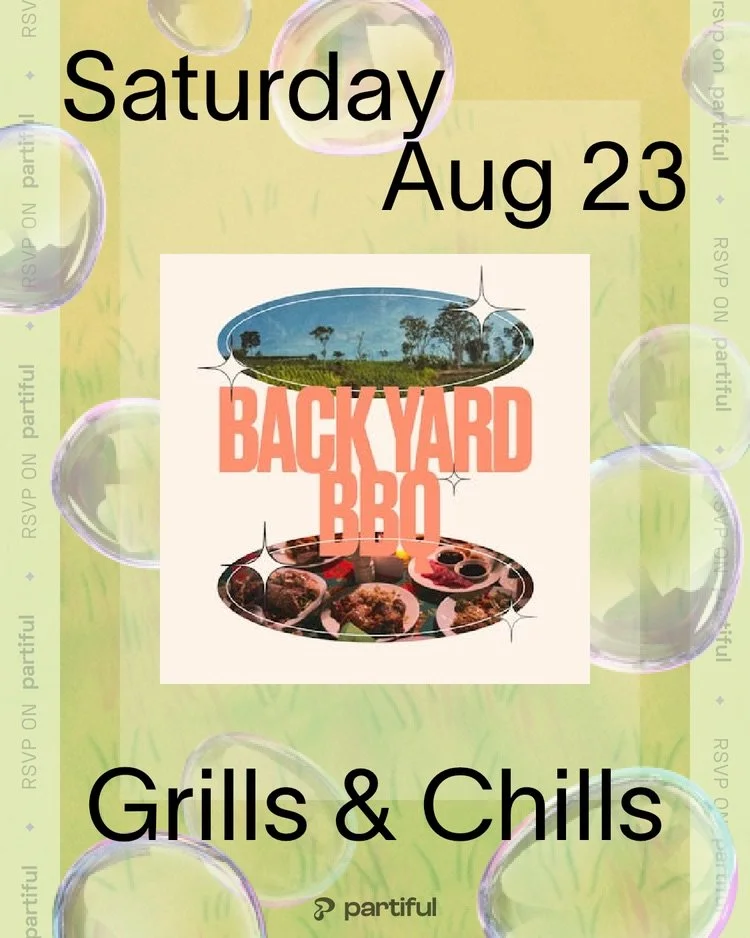 A flyer for a previous Anchor Men event, "Grills & Chills", that took place on August 23rd.