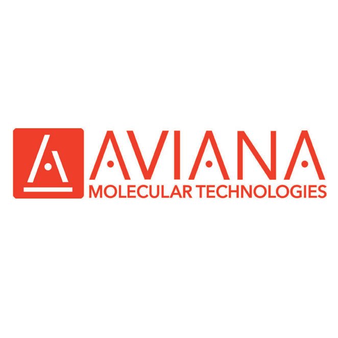 Logo of Aviana Molecular Technologies in red text with a stylized A symbol on the left.