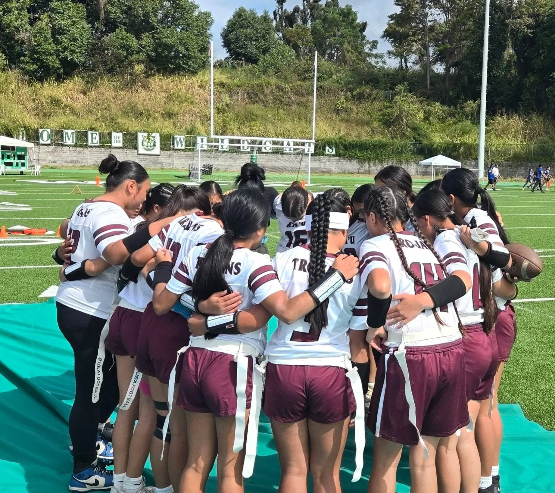 Ka‘ū High School Wahine Flag Football Underway