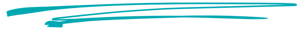 Teal brushstroke