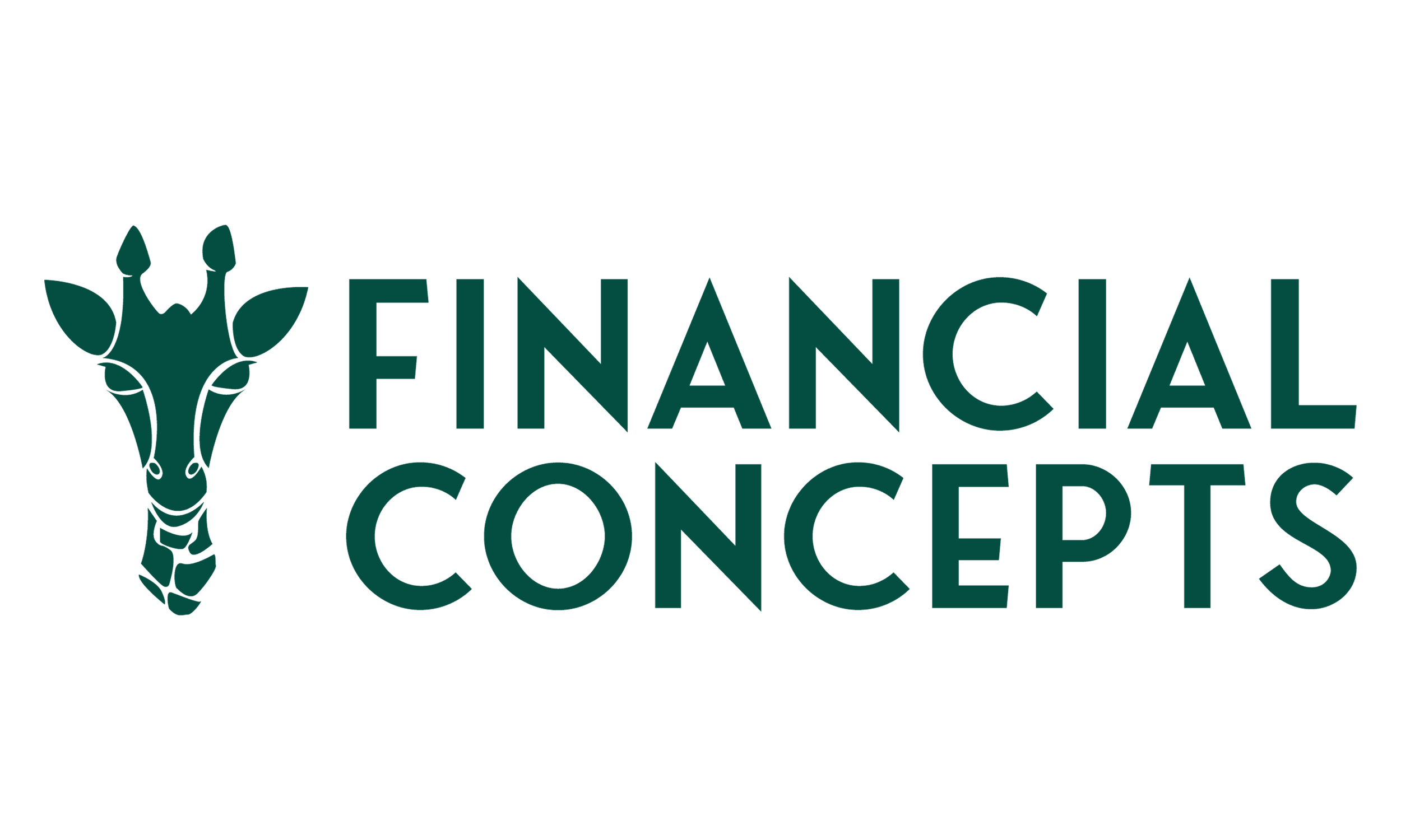 Logo for Financial Concepts featuring a stylized green lobster alongside the text 'Financial Concepts' in green.