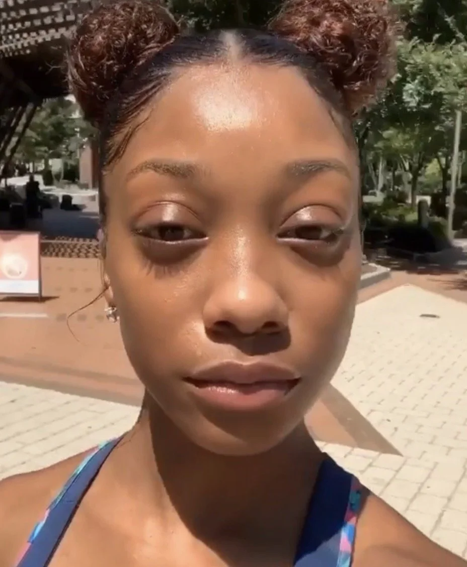 Bright and dewy skincare in the sun