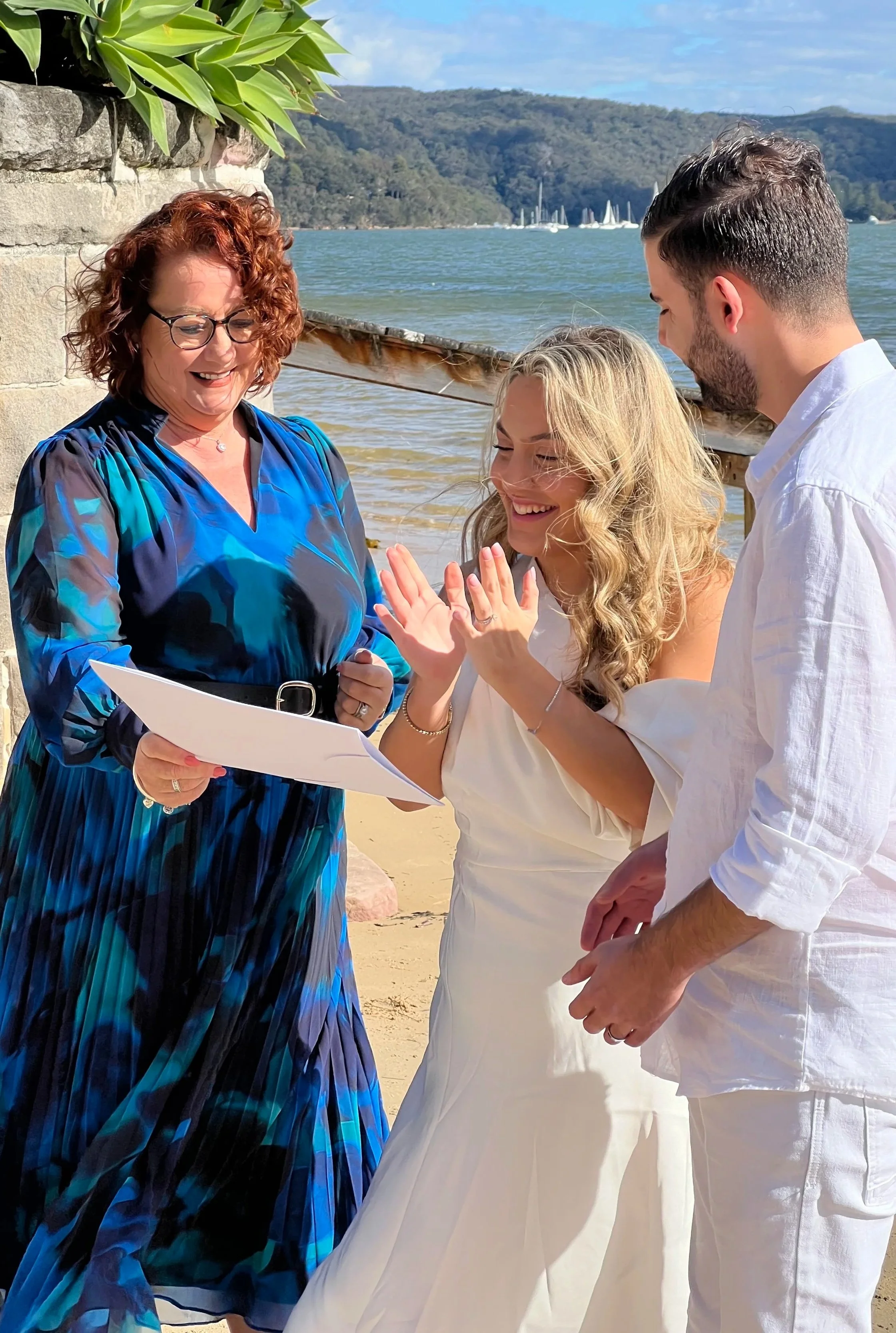 NSW Beach wedding with Celebrant