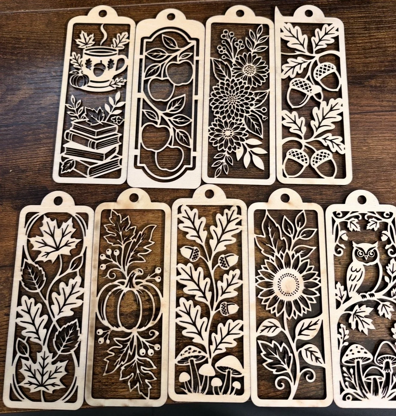 Laser Cut Wooden Bookmark(s)