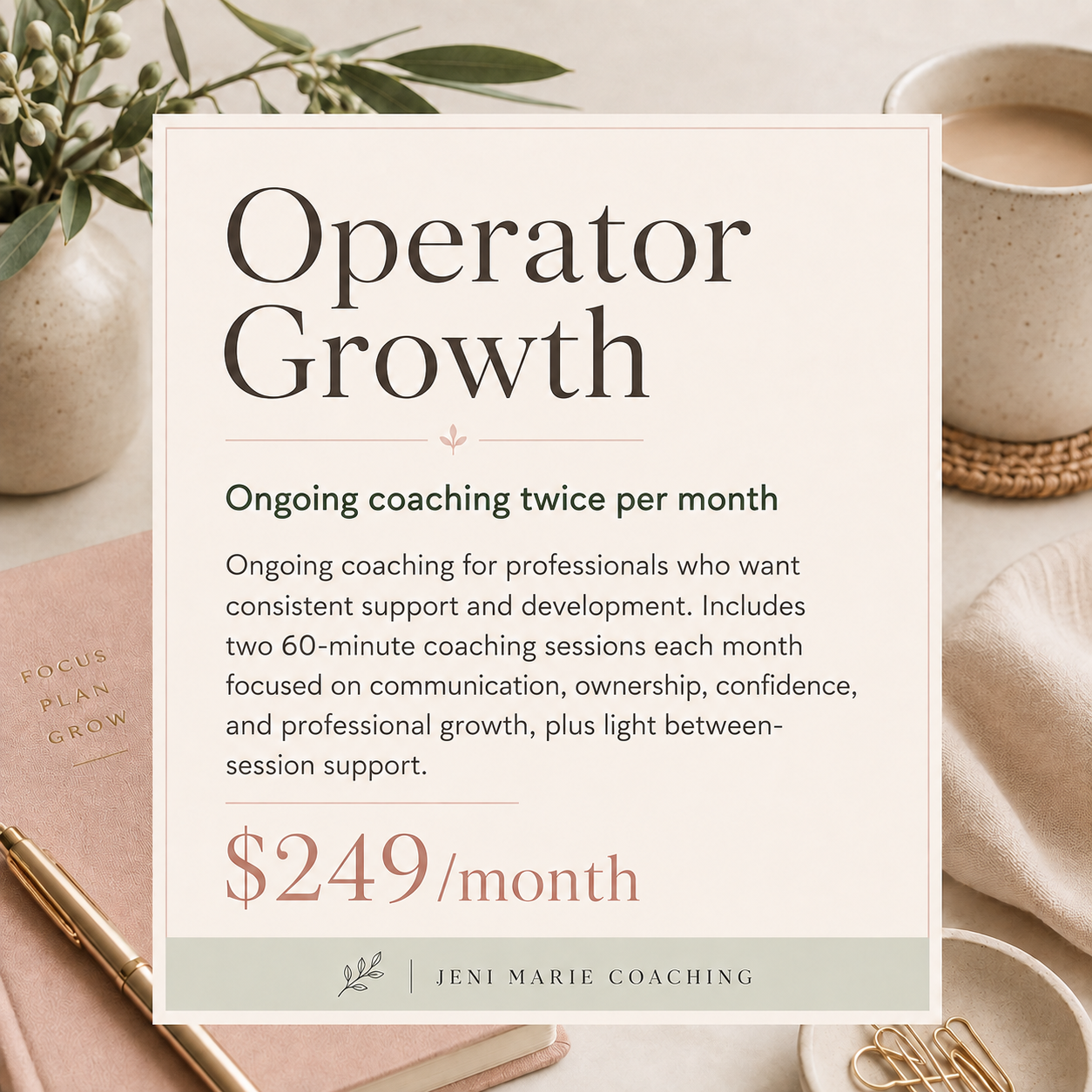 Operator Coaching
