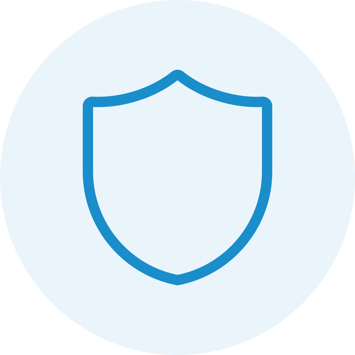 Shield icon representing security or protection.