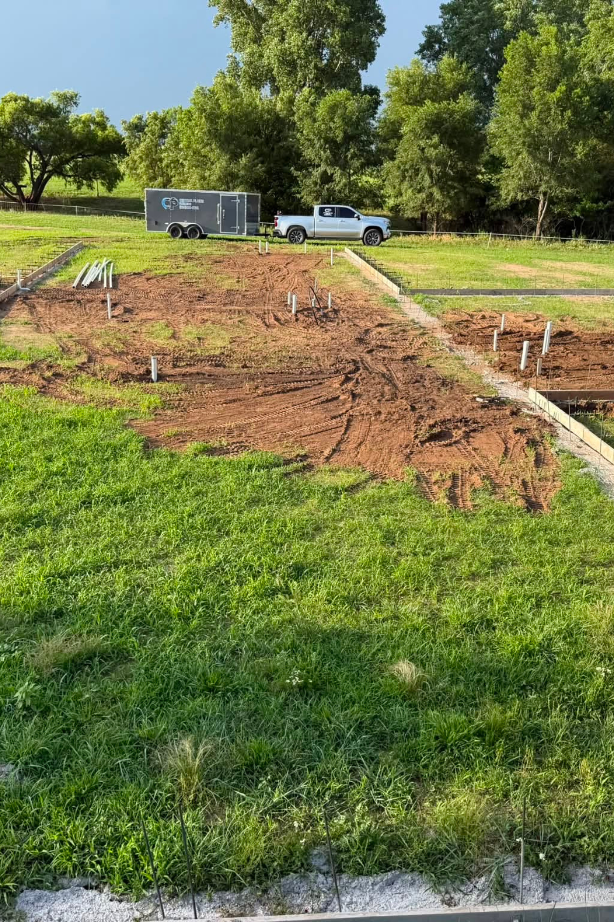 New Construction Underground Plumbing Rough-In