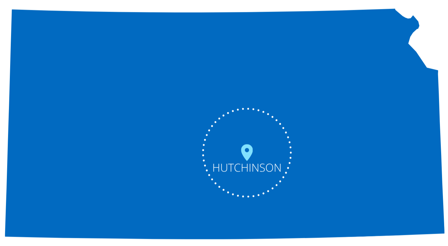 Kansas Location Map