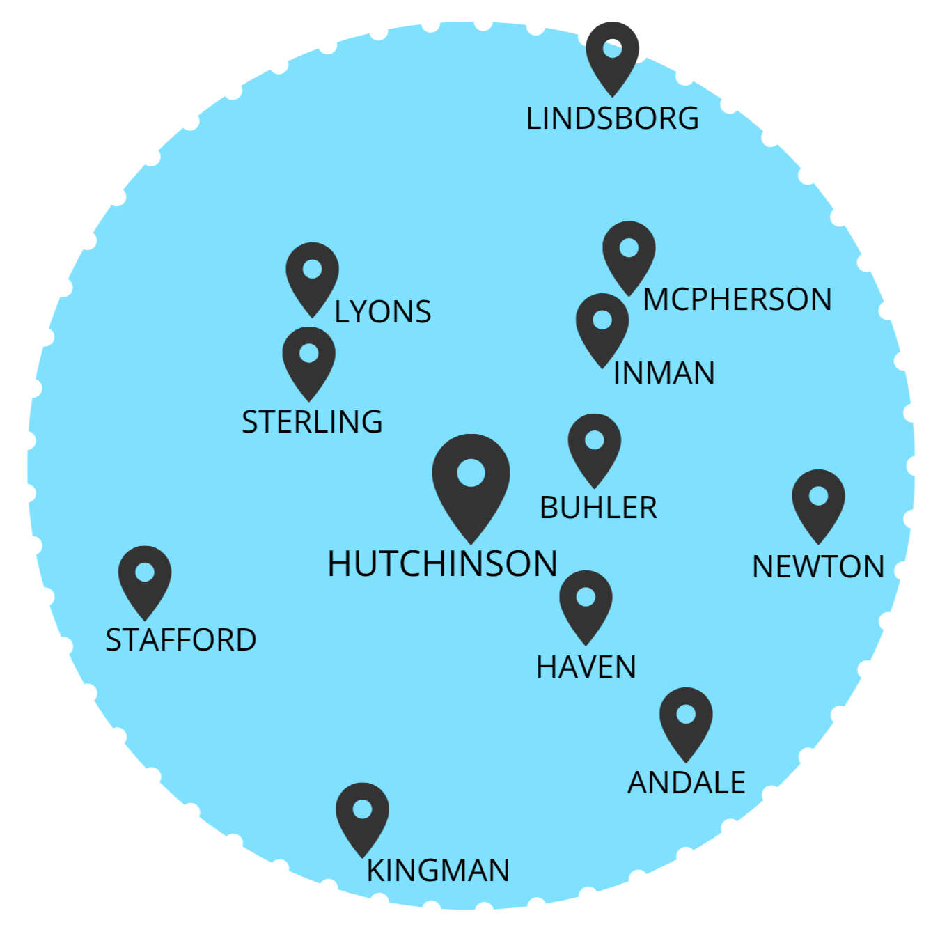 Central Plains Plumbing Service Area