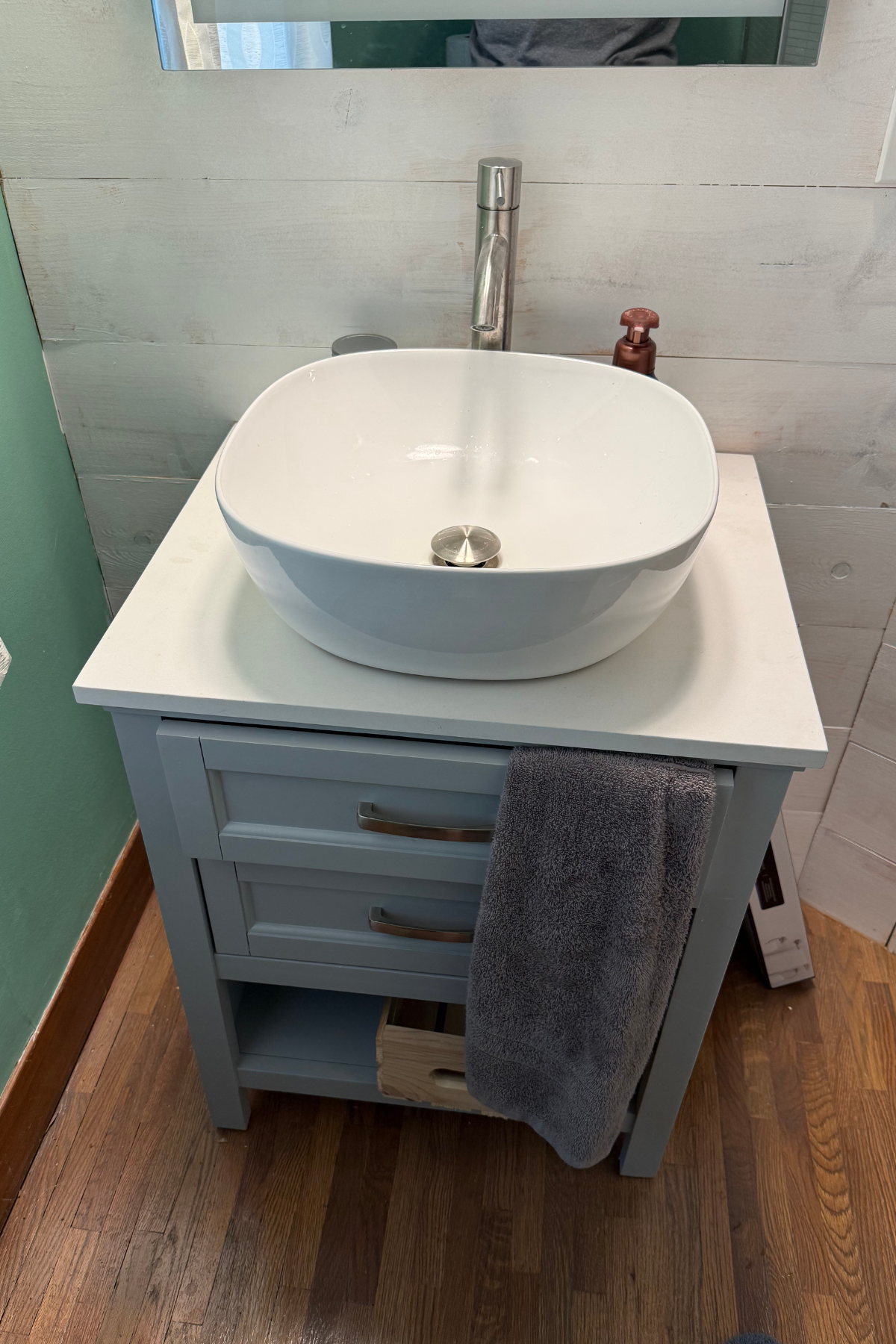 New Vanity & Sink Install