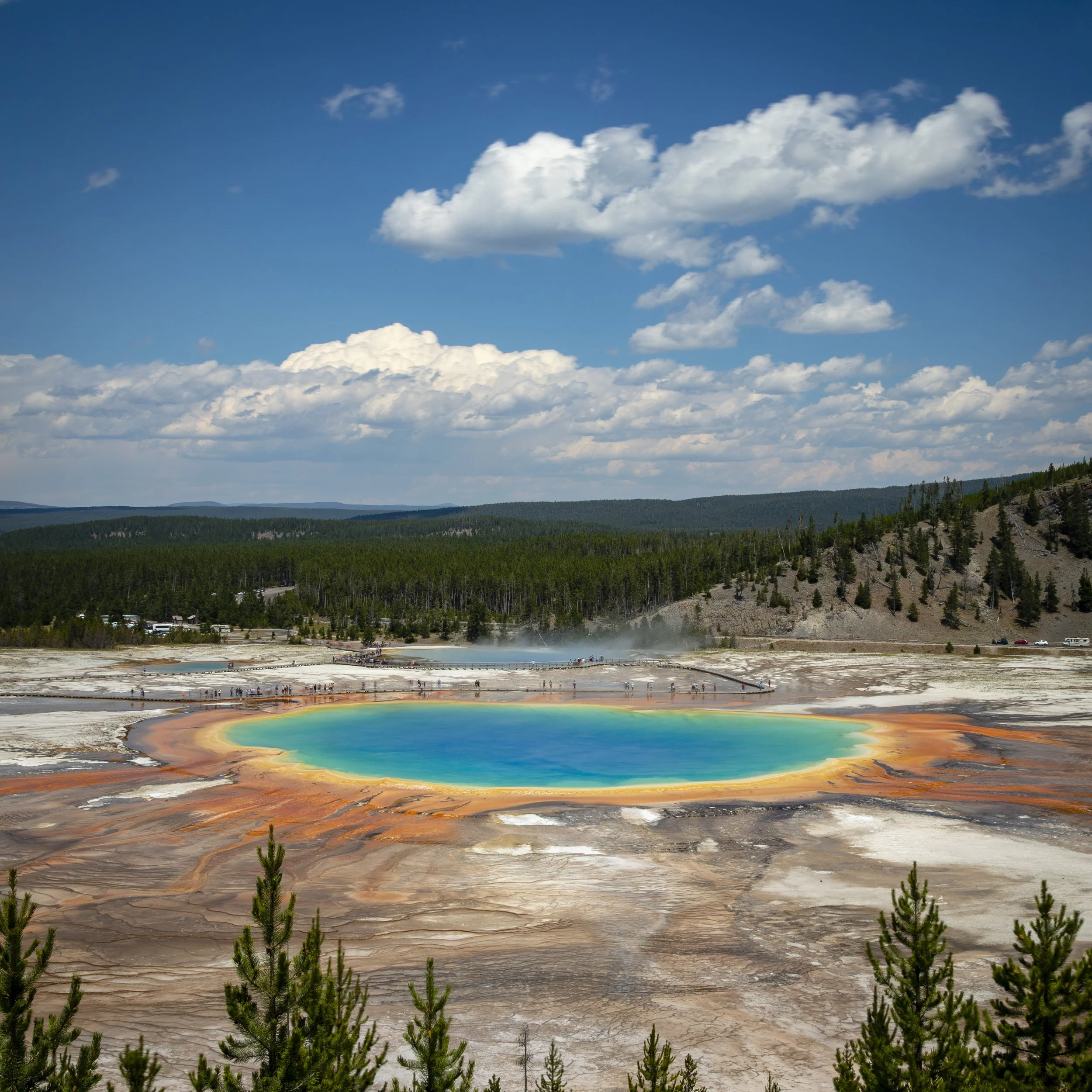Yellowstone National Park, WY - Grand Prismatic Spring