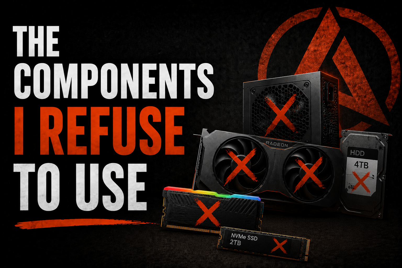 The Components I Refused To Use&nbsp;