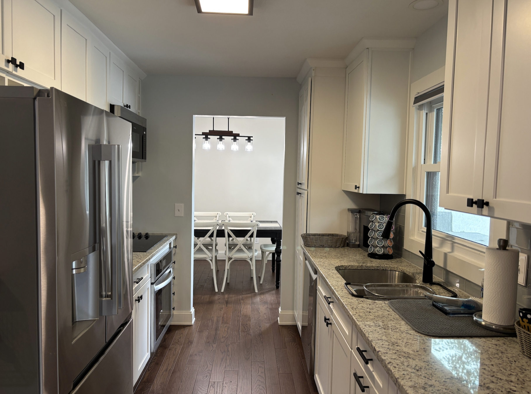 Kitchen view from den