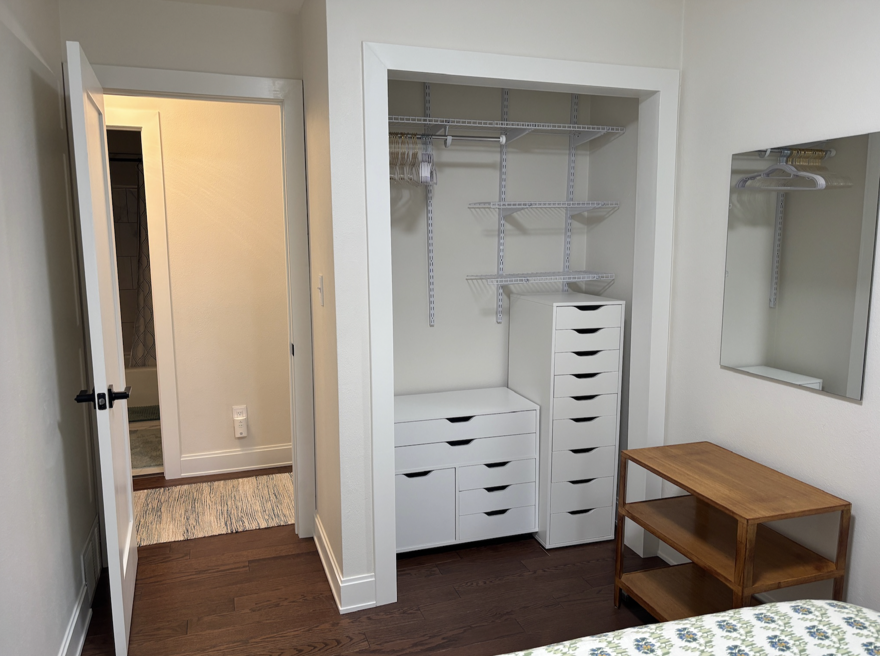 First bedroom closet