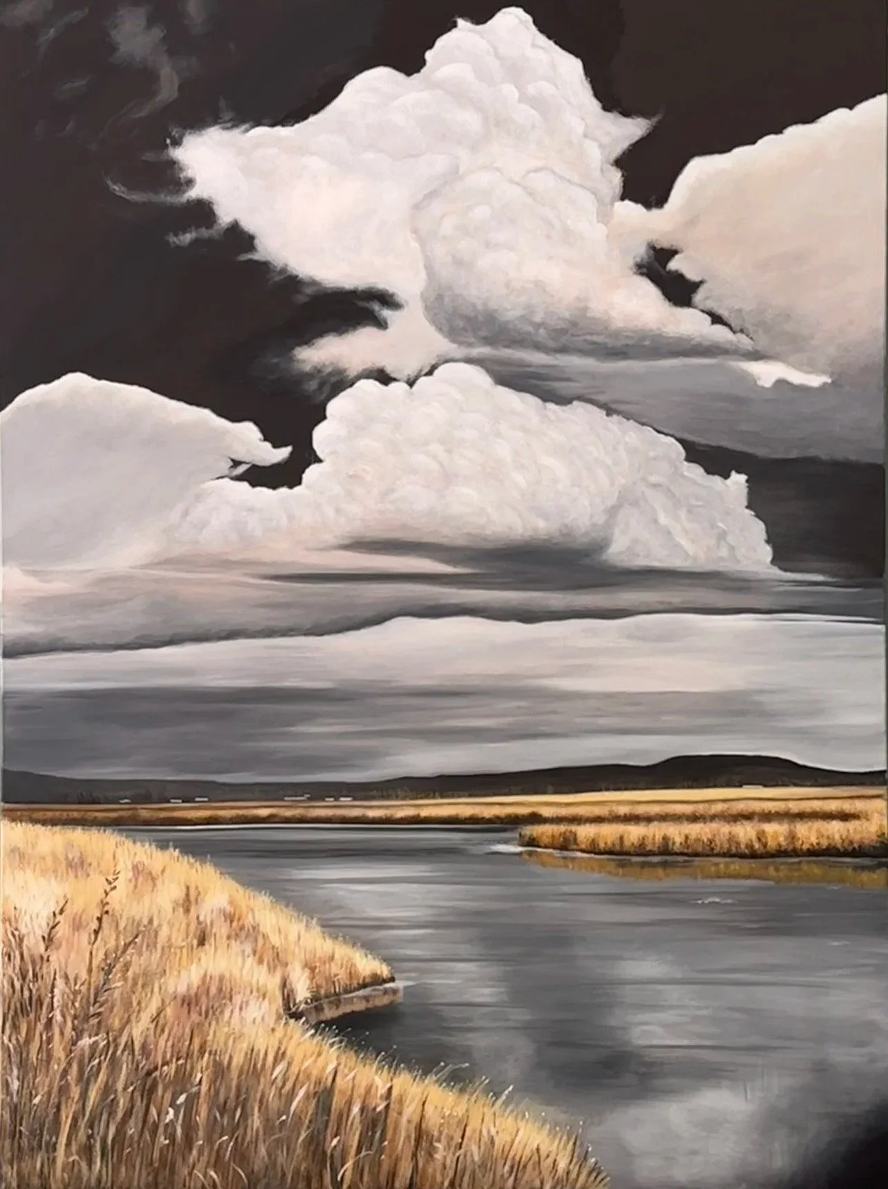 Landscape #1, 2025
Acrylics on Canvas
36 x 48 inches


