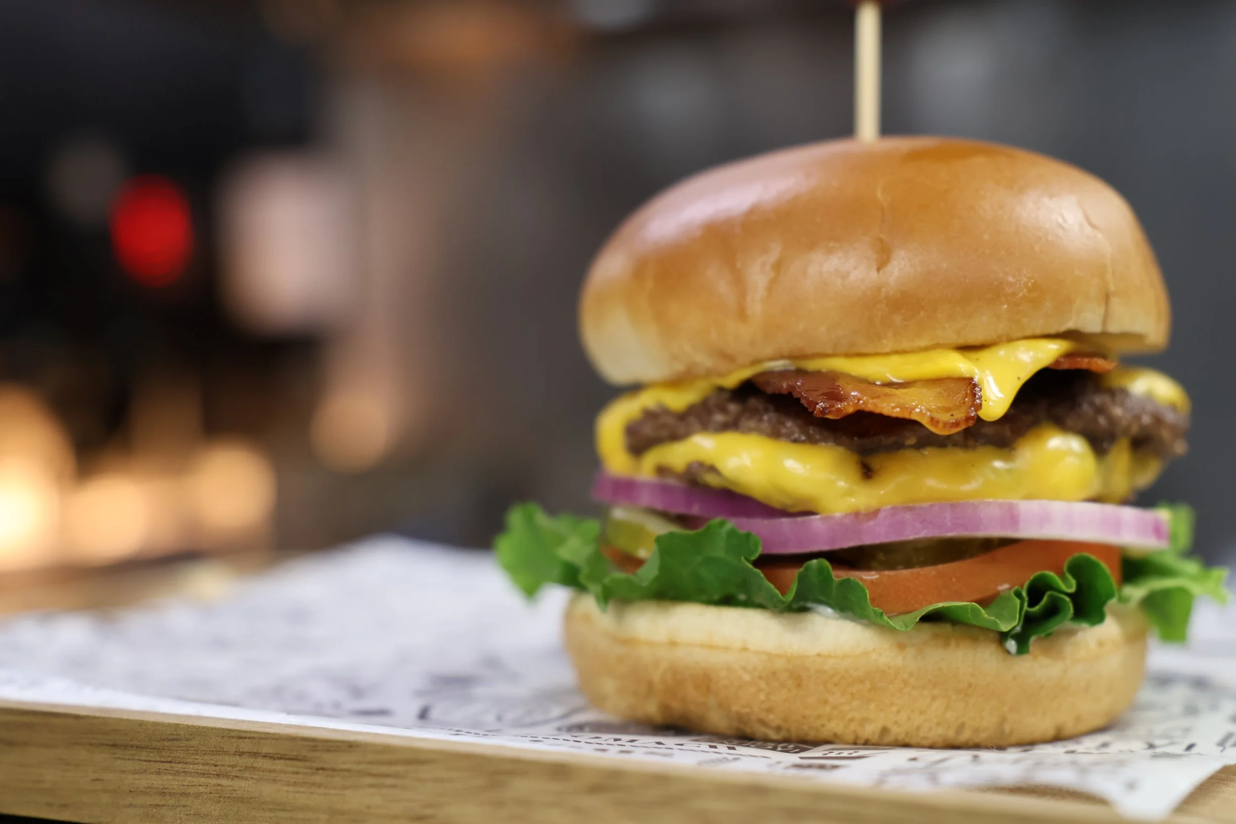 The Hangout Cheese burgere