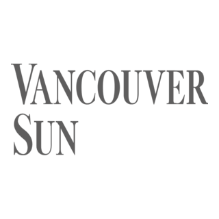 Vancouver Sun logo in black and gray text on a white background.