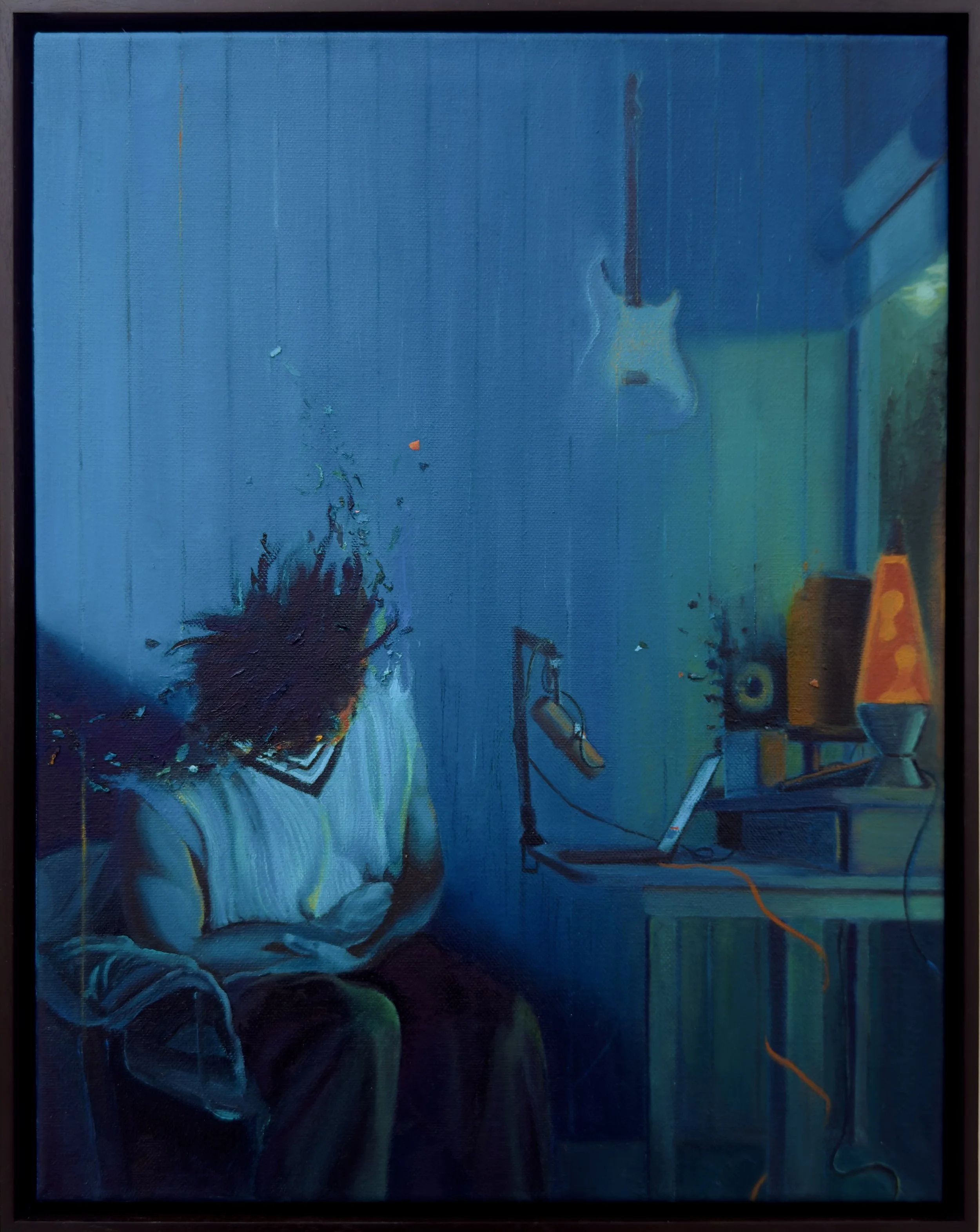 Lost in It. 18 x 14 in. Oil on canvas