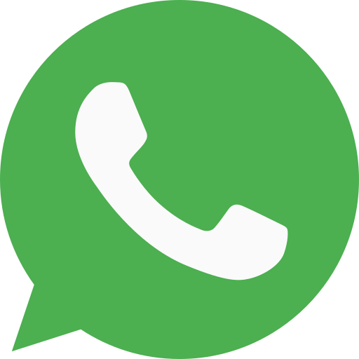 Icono verde de WhatsApp con símbolo de teléfono en blanco.
