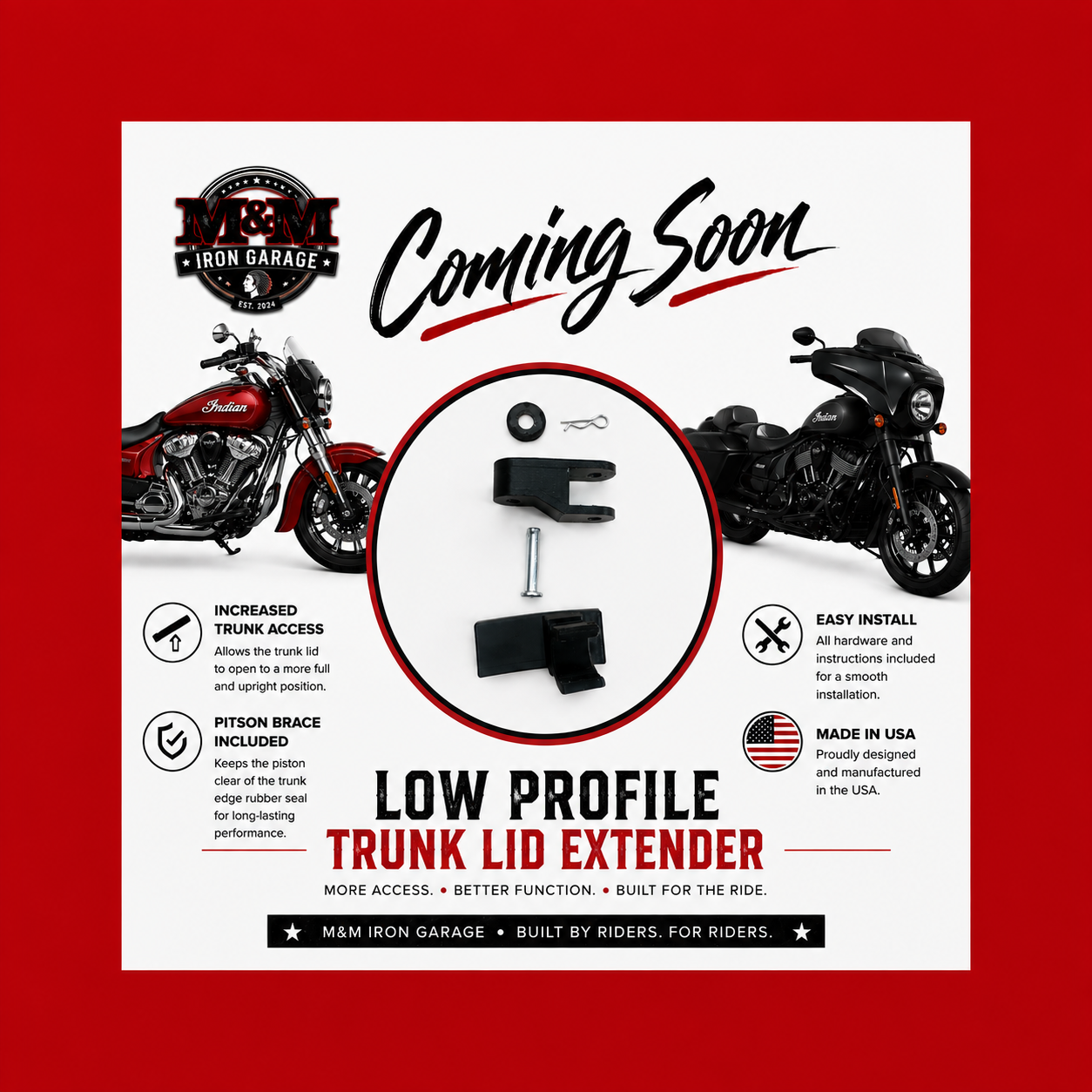 Low Profile Trunk Lid Extender
