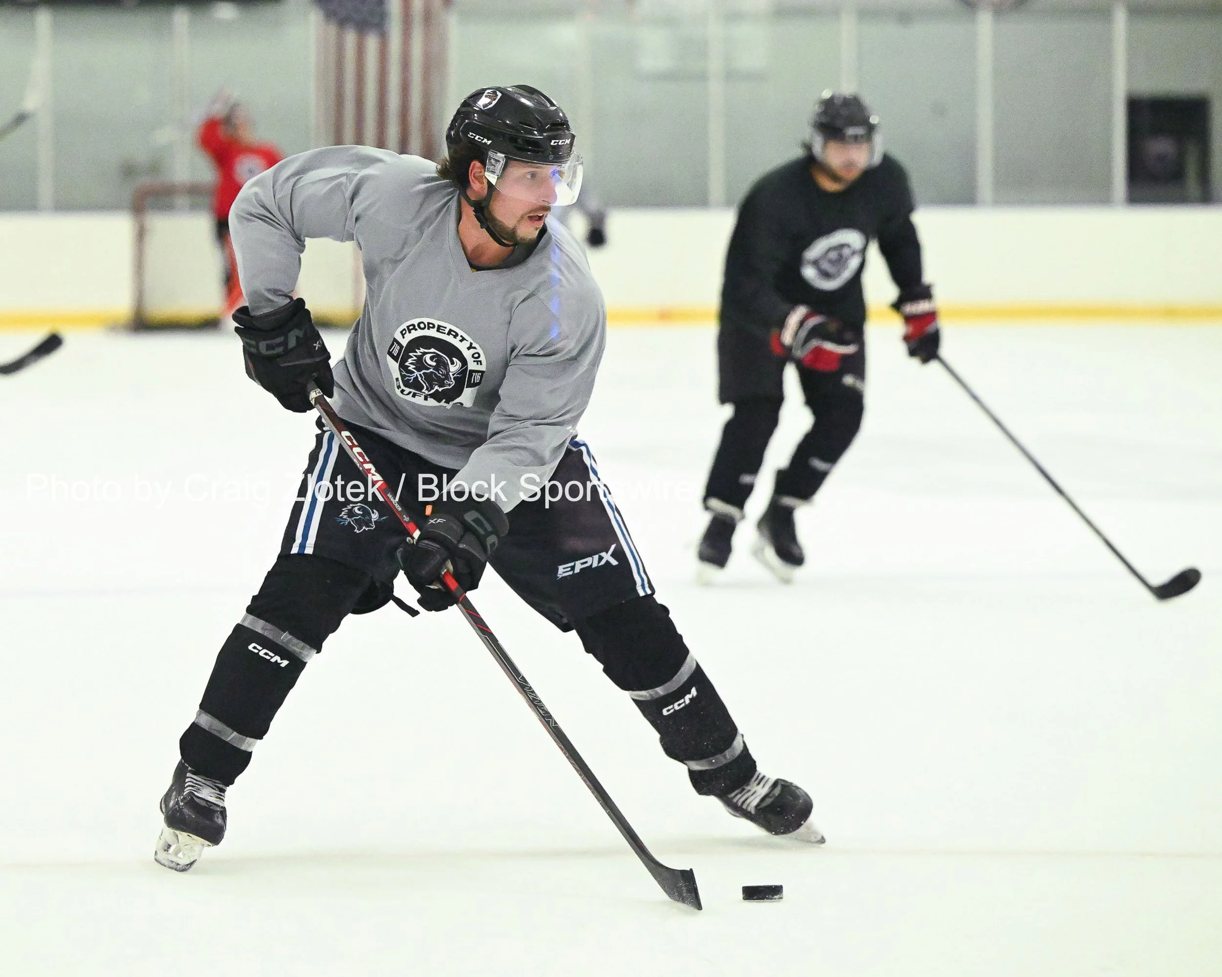 The Buffalo Tempest held their free agent camp on August 15, 2026.

(Photo by Craig Zlotek / Block Sportswire)