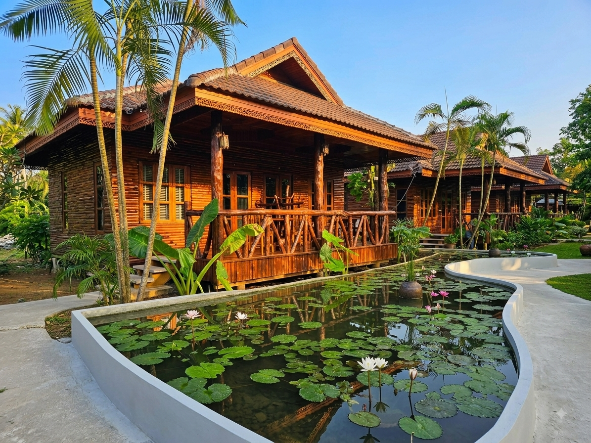Double Rooms Thai Style House