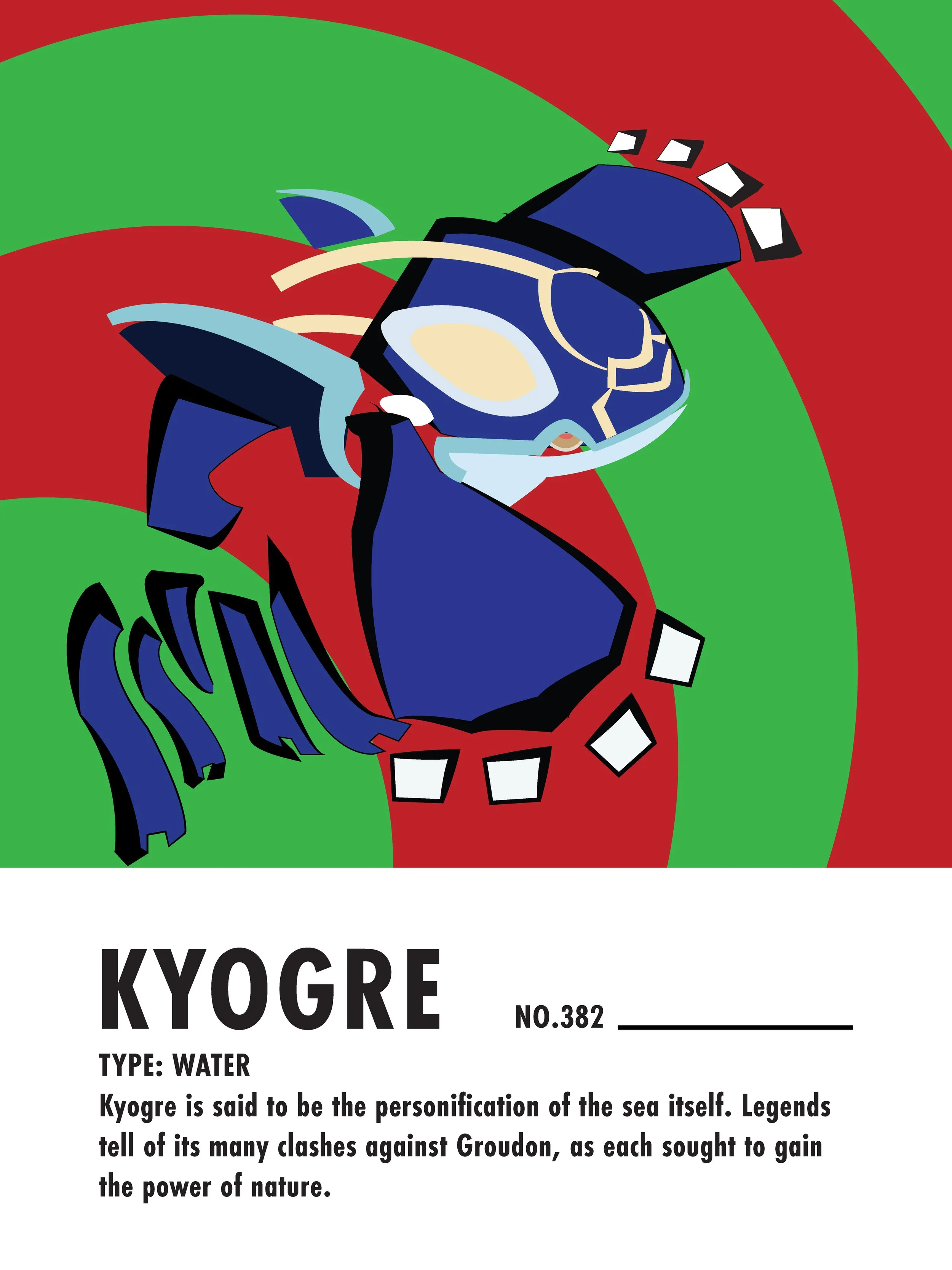 Kyogre Poster