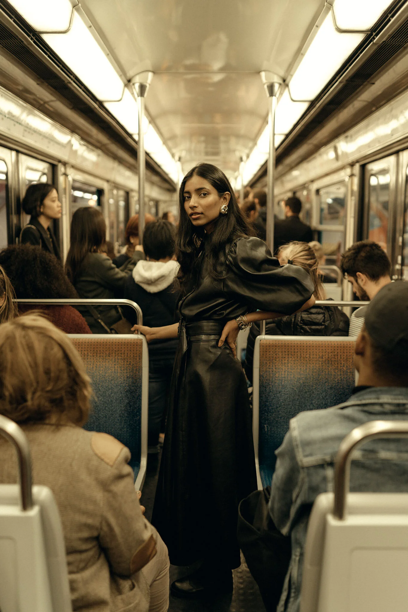 A Girl in a metro, Shot by Shetty Karthik
featuring Sindhu Nandakumar in Paris,France. 
Shetty Karthik is known for his creation of portraits, fine art, photography, cinematography among other things art. Currently based in Bangalore, India, Karthik 