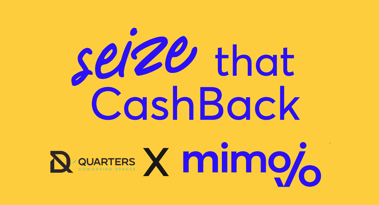 Seize that cashback with mimojo