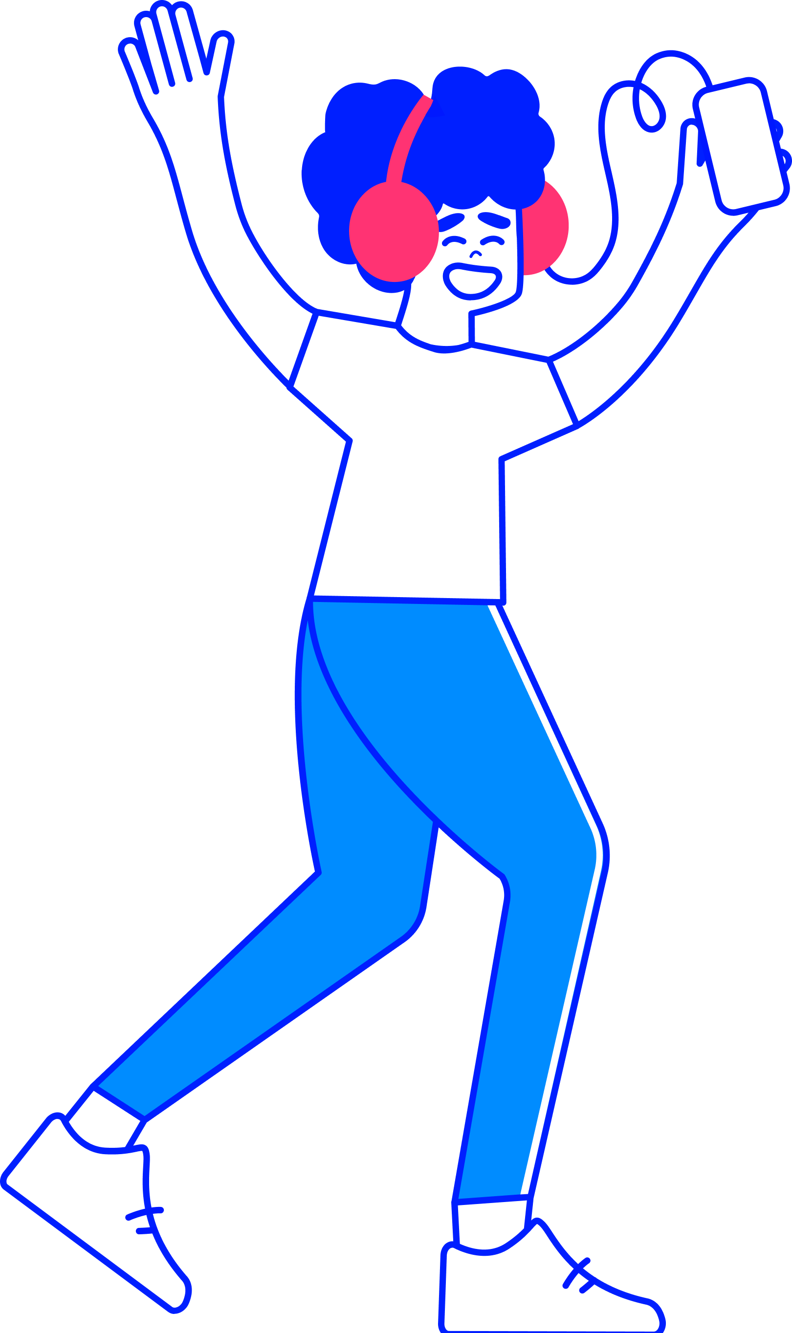Background image of person