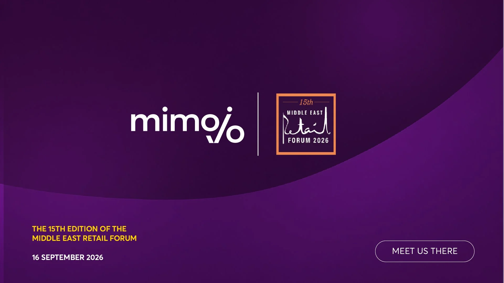 Meet Mimojo at the Middle East Retail Forum 2026