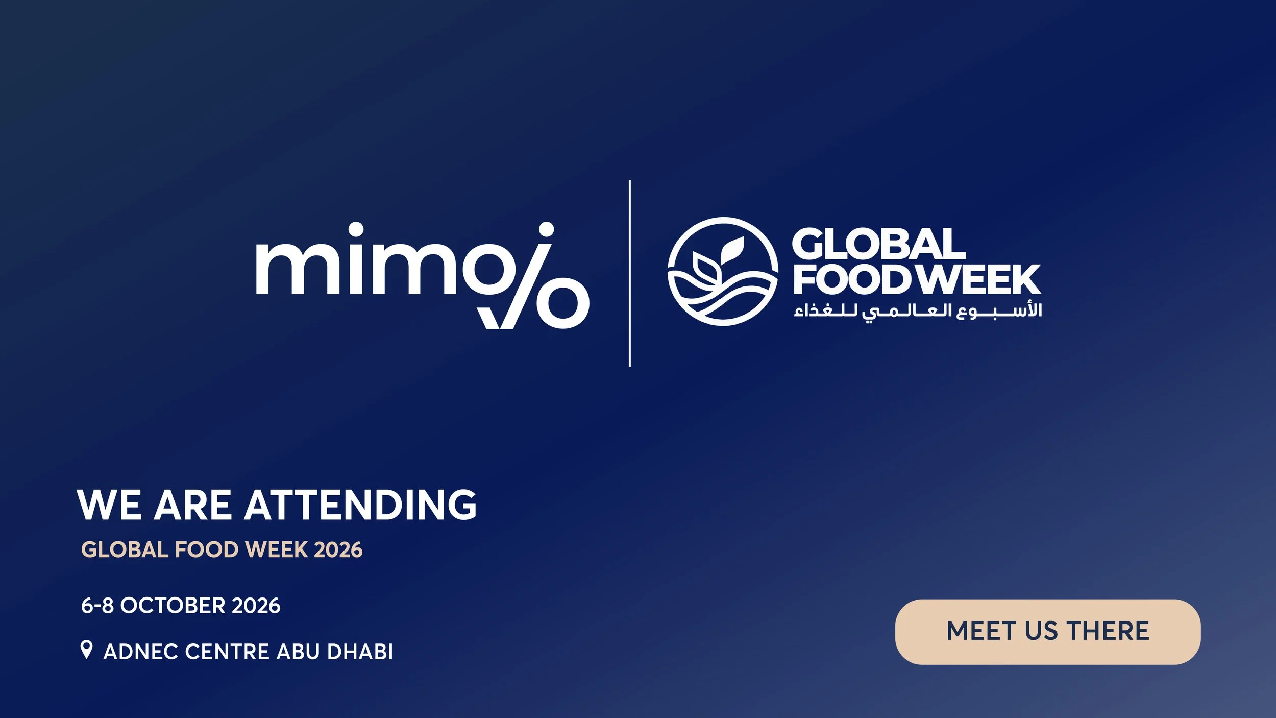 We’re heading to Global Food Week 2026