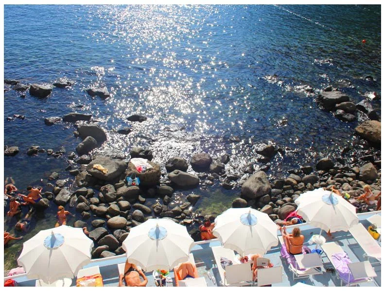 Our Italian Honeymoon- Ischia, Sorgeto Bay